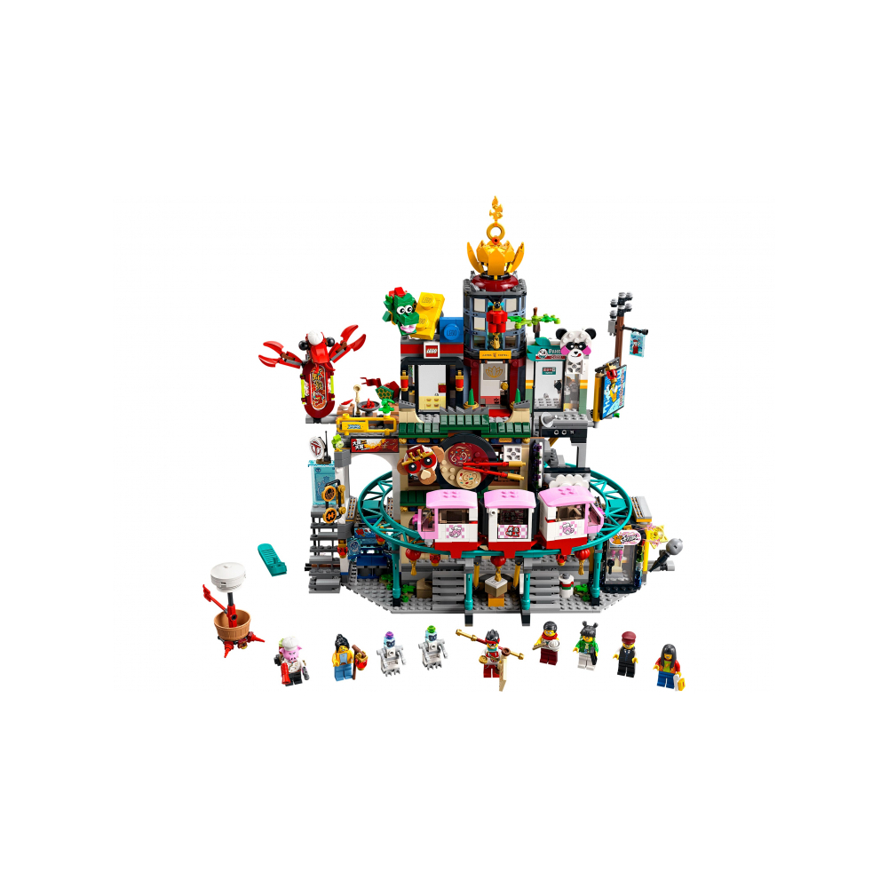 Конструктор LEGO Monkie kid Город Фонарей 2187 дет. - фото 2