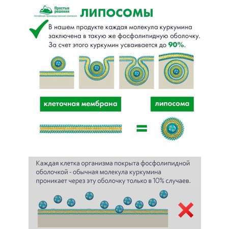 Концентрат Алтайские традиции Липосомальный куркумин Диабетин