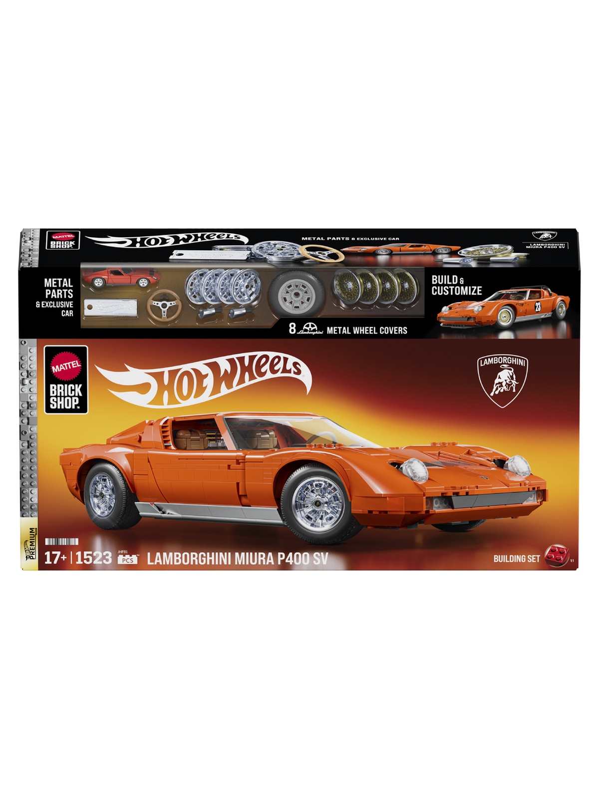 Конструктор Brick Shop Lamborghini Miura 1523 дет. - фото 15