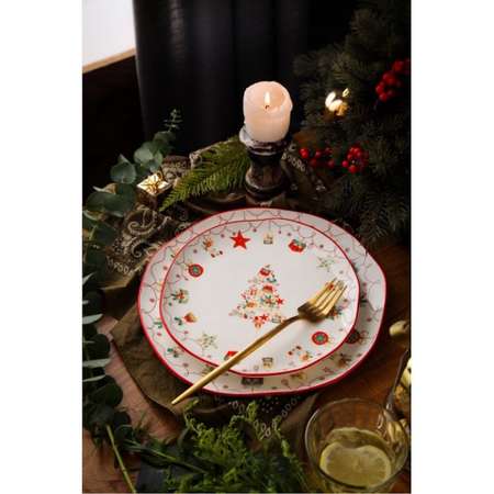 Тарелка десертная Myatashop Christmas Gift