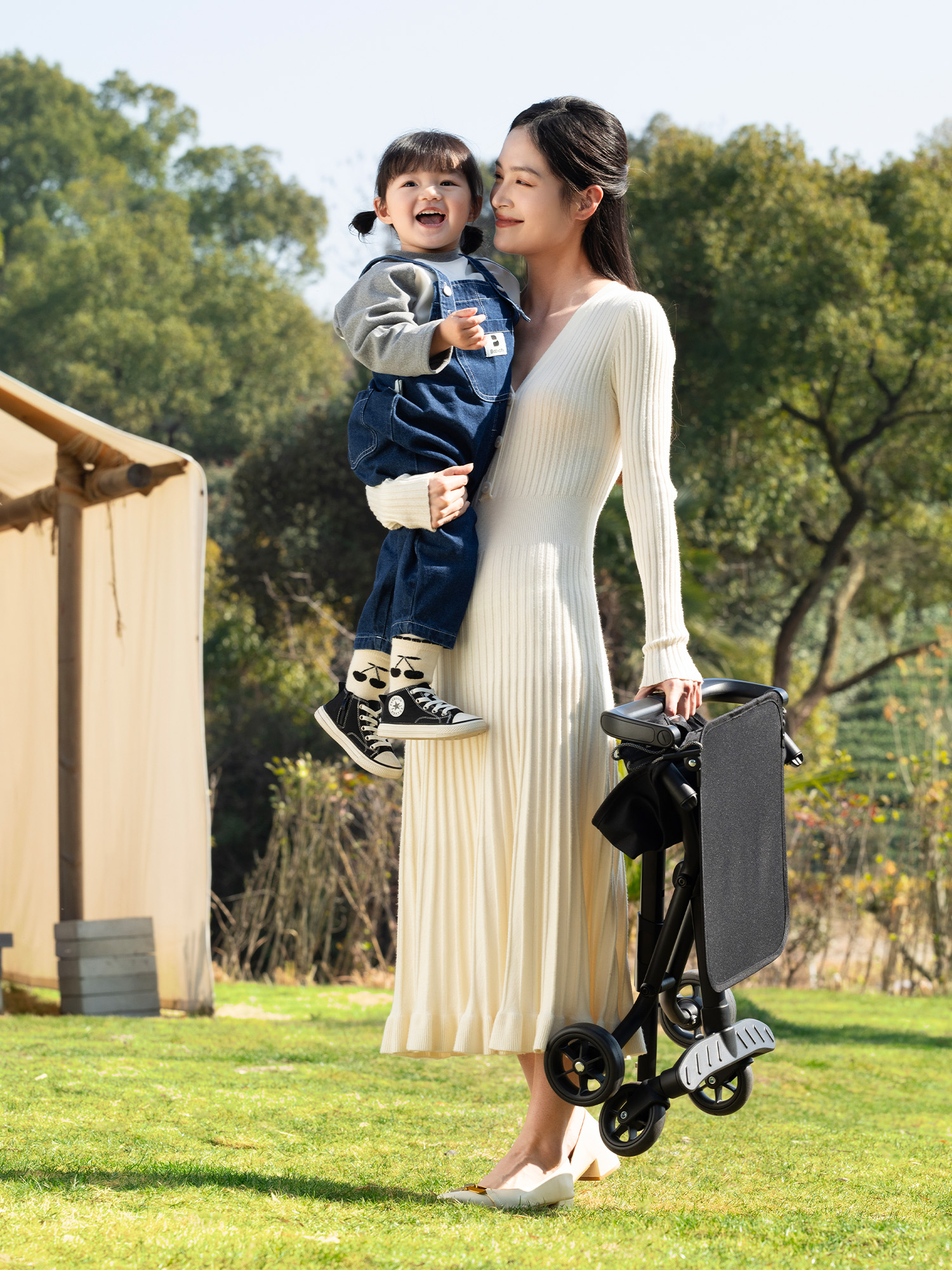 Коляска прогулочная QPLAY T18-4 золотой - фото 6