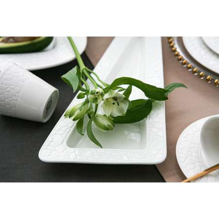 Блюдо фарфоровое для подачи MAGISTRO Rodos, 33,4×15,8×2,5 см