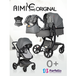 Коляска трансформер Aimile Original Autumn серый