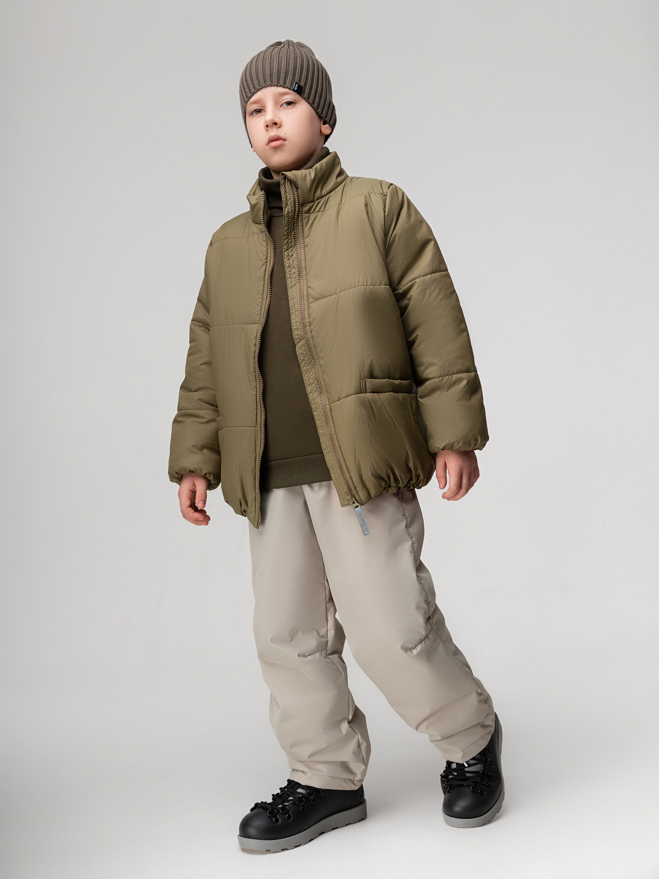 Брюки Bodo 33-49МU_серо-бежевый - фото 2