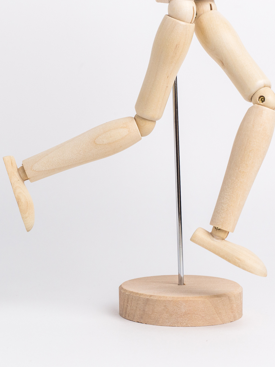 Манекен для рисования Малевичъ женский деревянный 30 см - фото 15