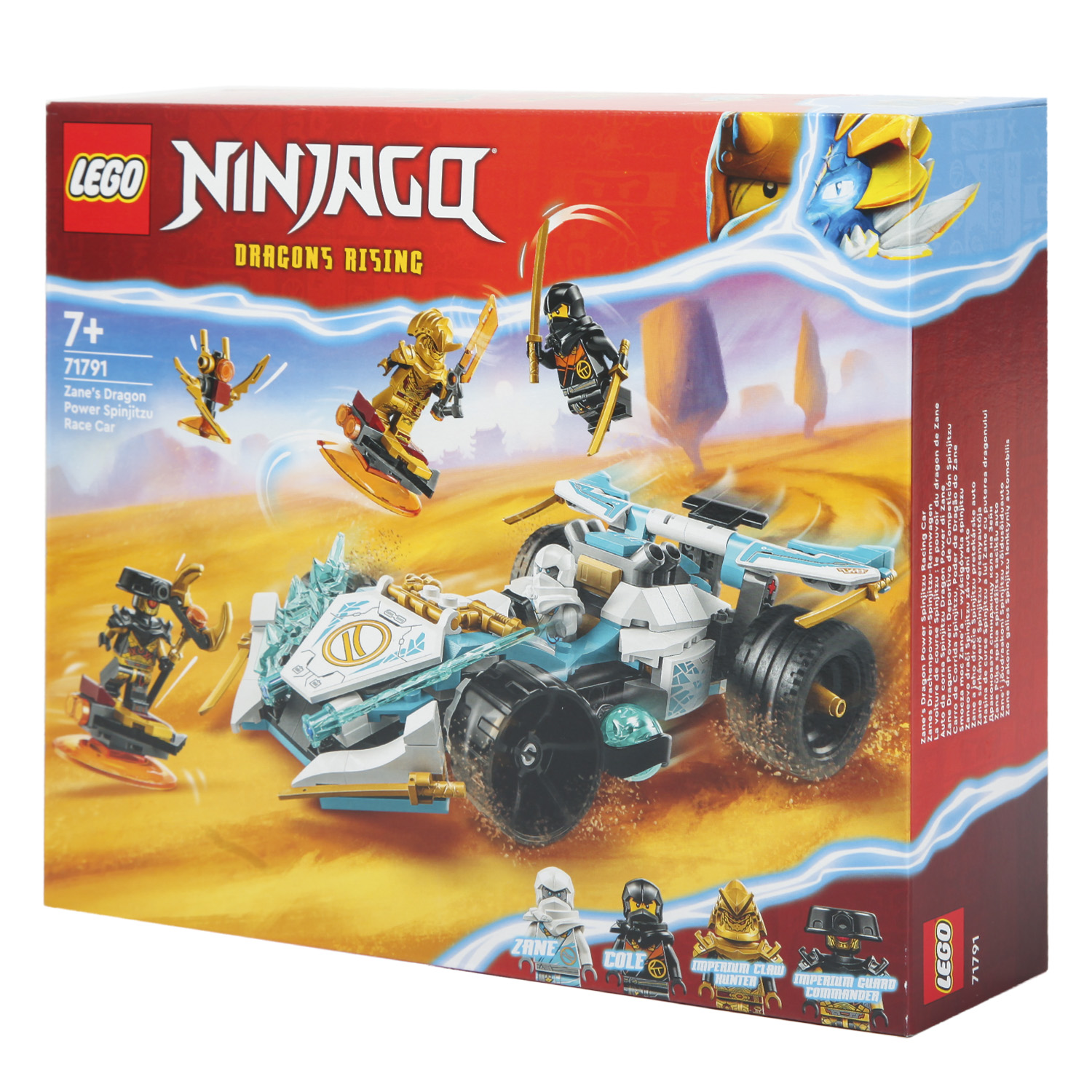 Конструктор LEGO NINJAGO Zanes Dragon Spinjitzu Car 307 дет. - фото 10