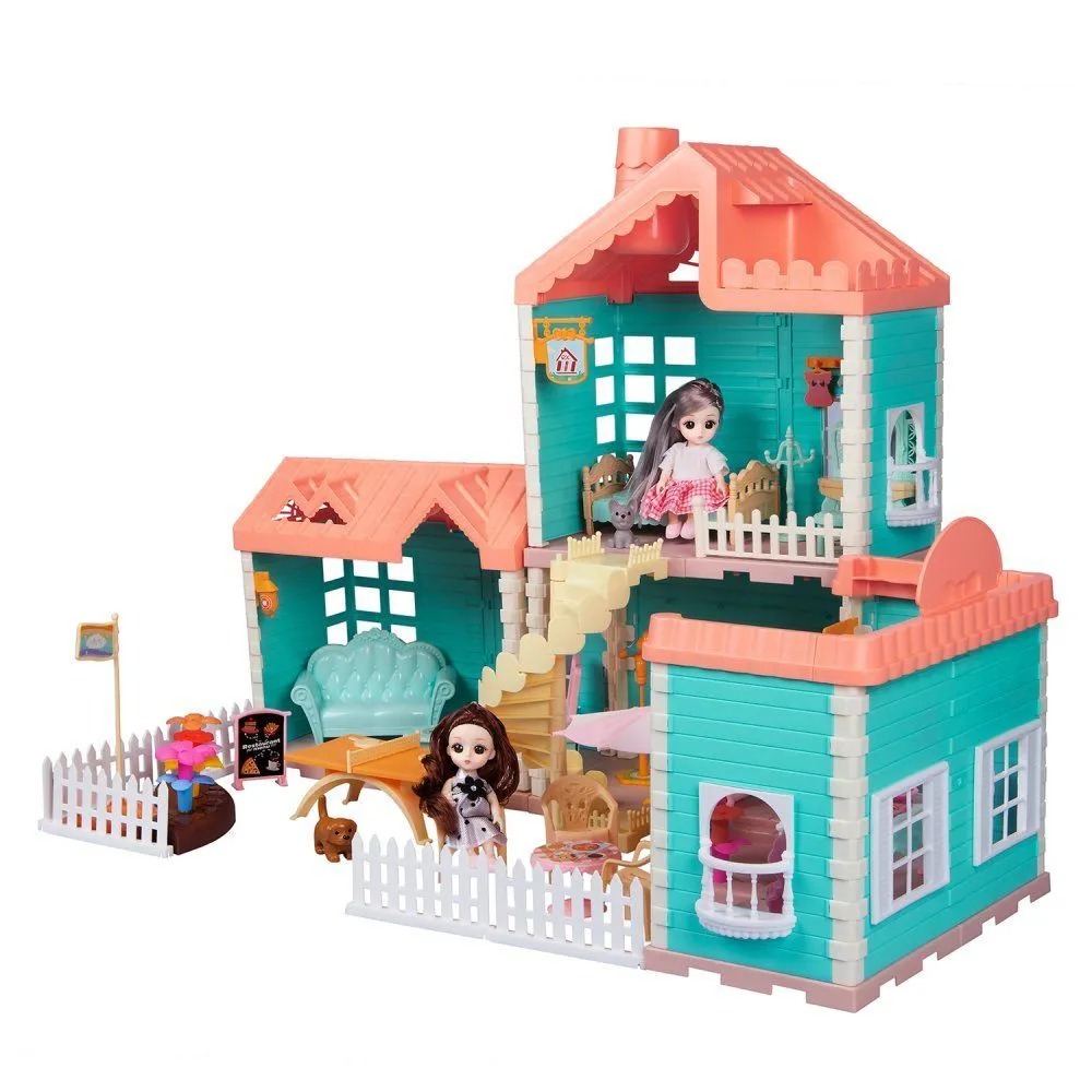 Домик для кукол AMORE BELLO 50 см с мебелью JB0211474 - фото 9