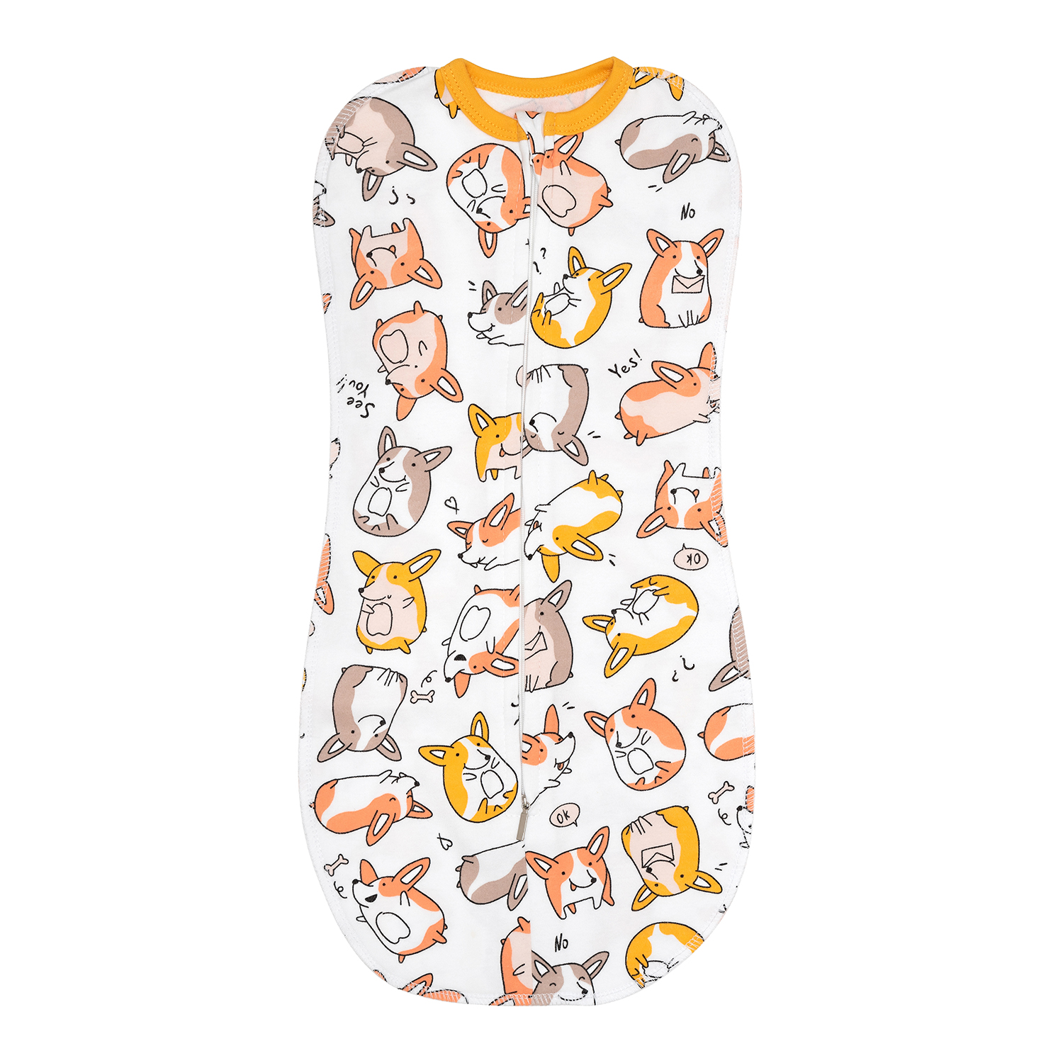 Конверт пеленальный (кокон) Эскимо белый - фото 1