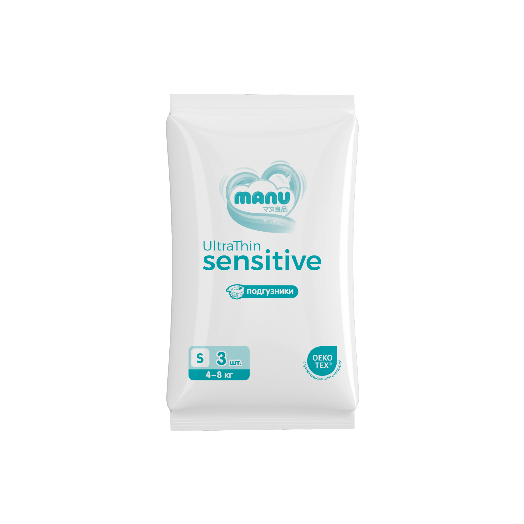 Подгузники MANU Sensitive 2 (4-8) 3 шт. - фото 9