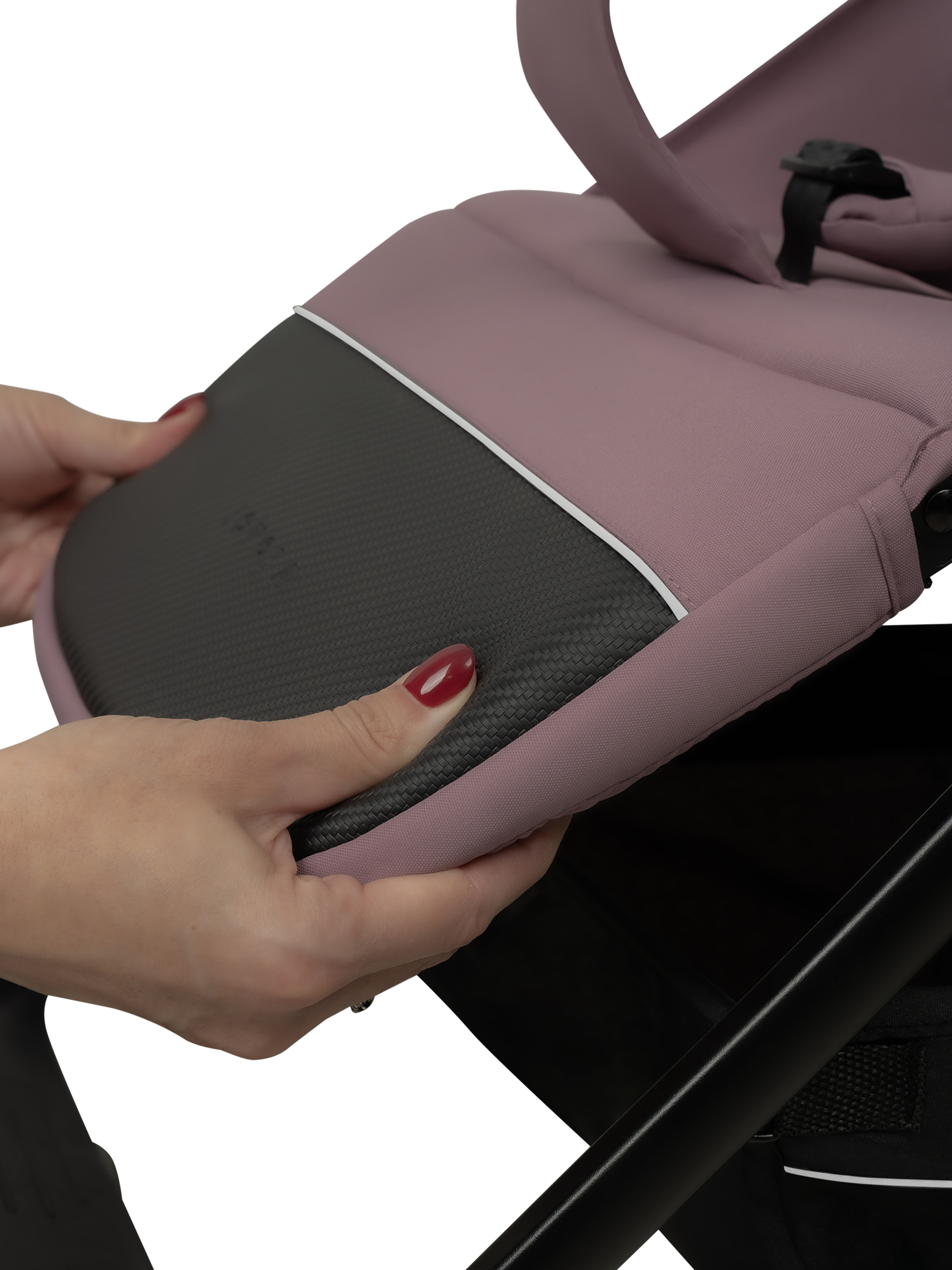 Коляска прогулочная JOVOLA Skill розовый - фото 31