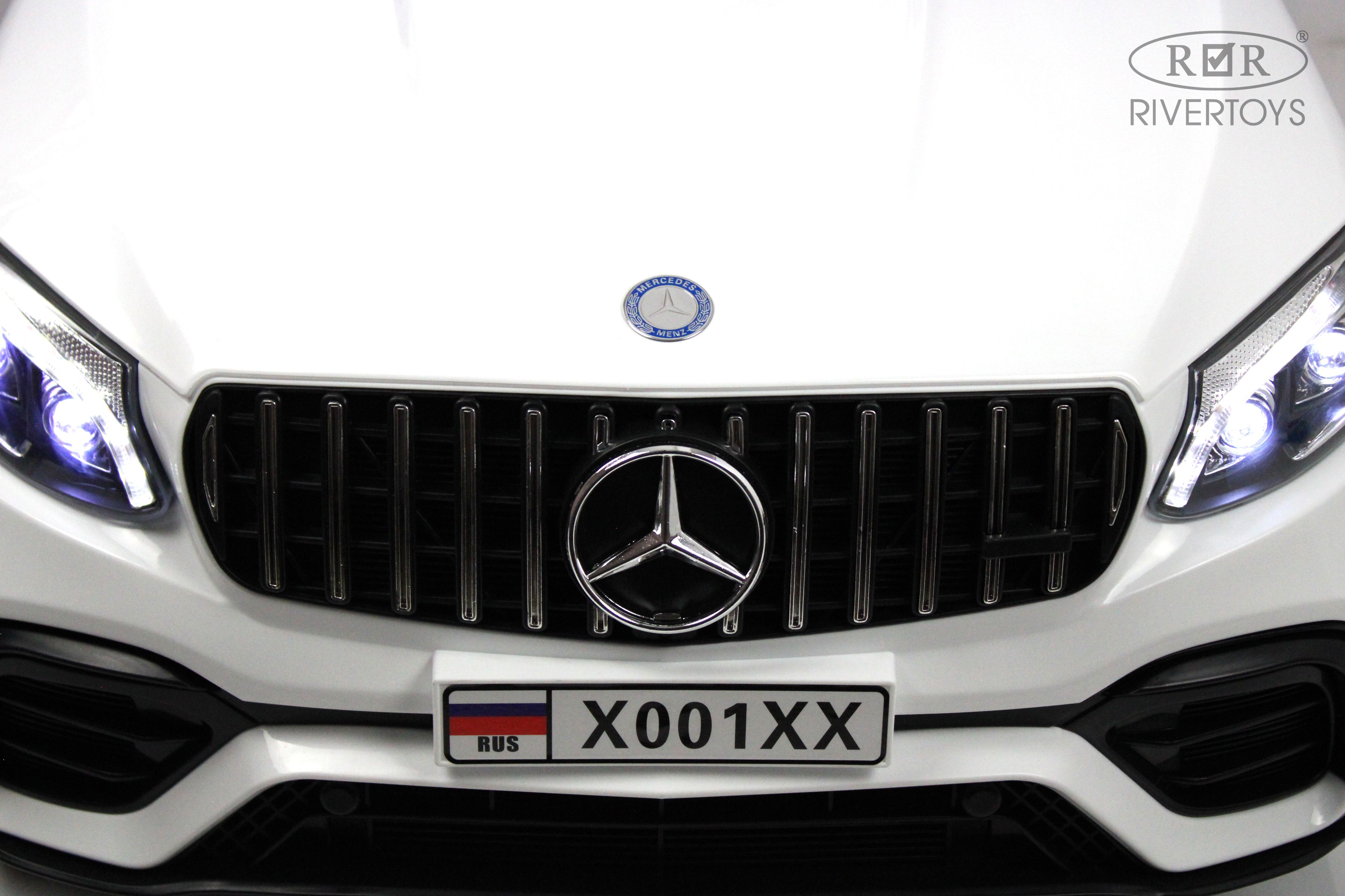 Электромобиль RIVERTOYS Mercedes X001XX-WHITE С пультом ДУ - фото 6