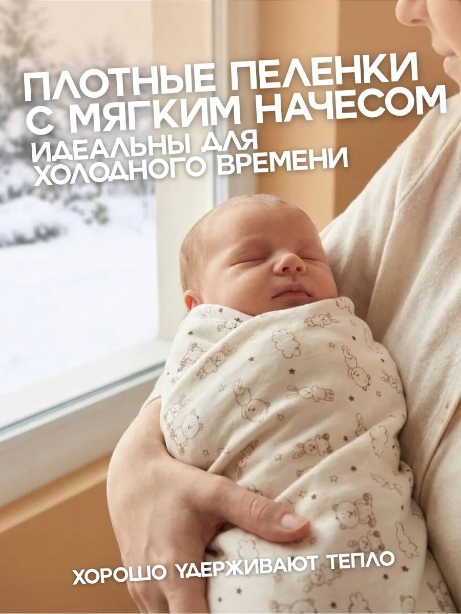 Пелёнка Bestroni 90х100 см 5 шт. - фото 5