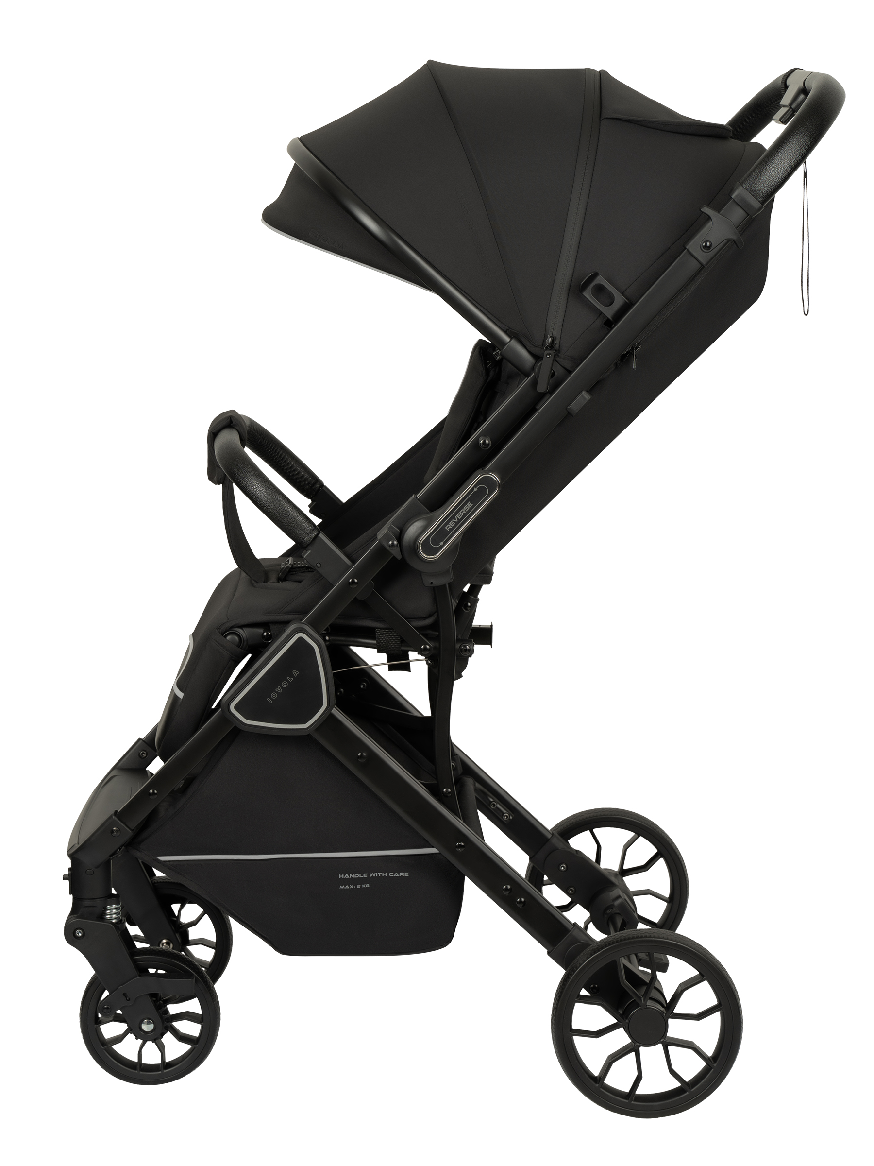 Коляска прогулочная JOVOLA Storm черный - фото 18