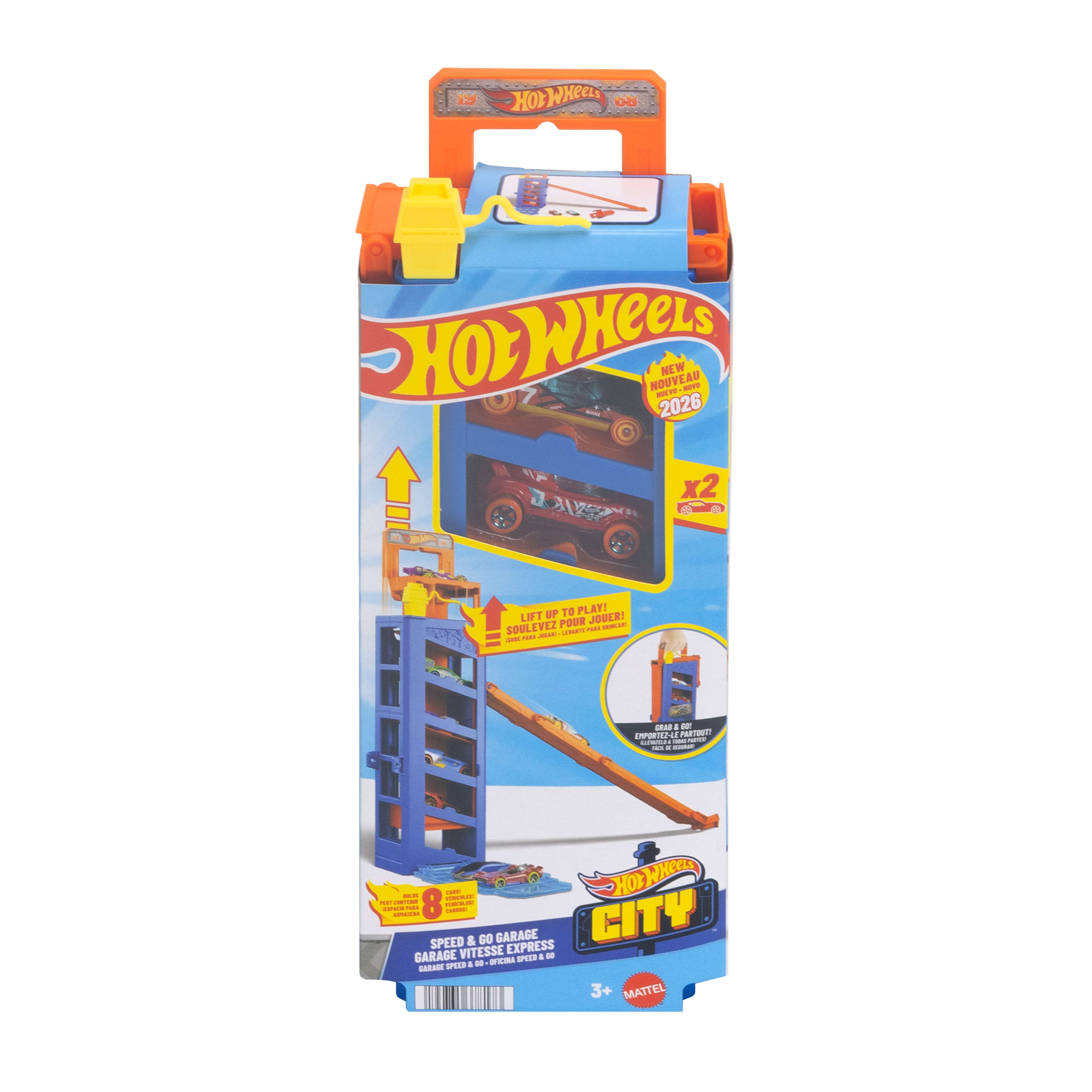Игровой набор Hot Wheels Speed Go Garage JMJ52/JMJ53 - фото 1
