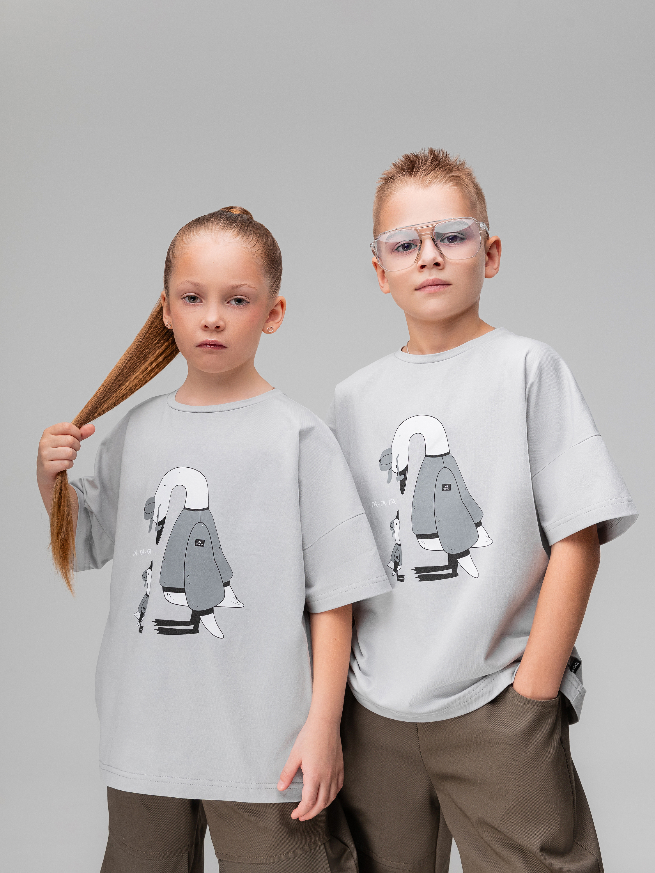 Футболка Bodo 4-435MU_серый - фото 2