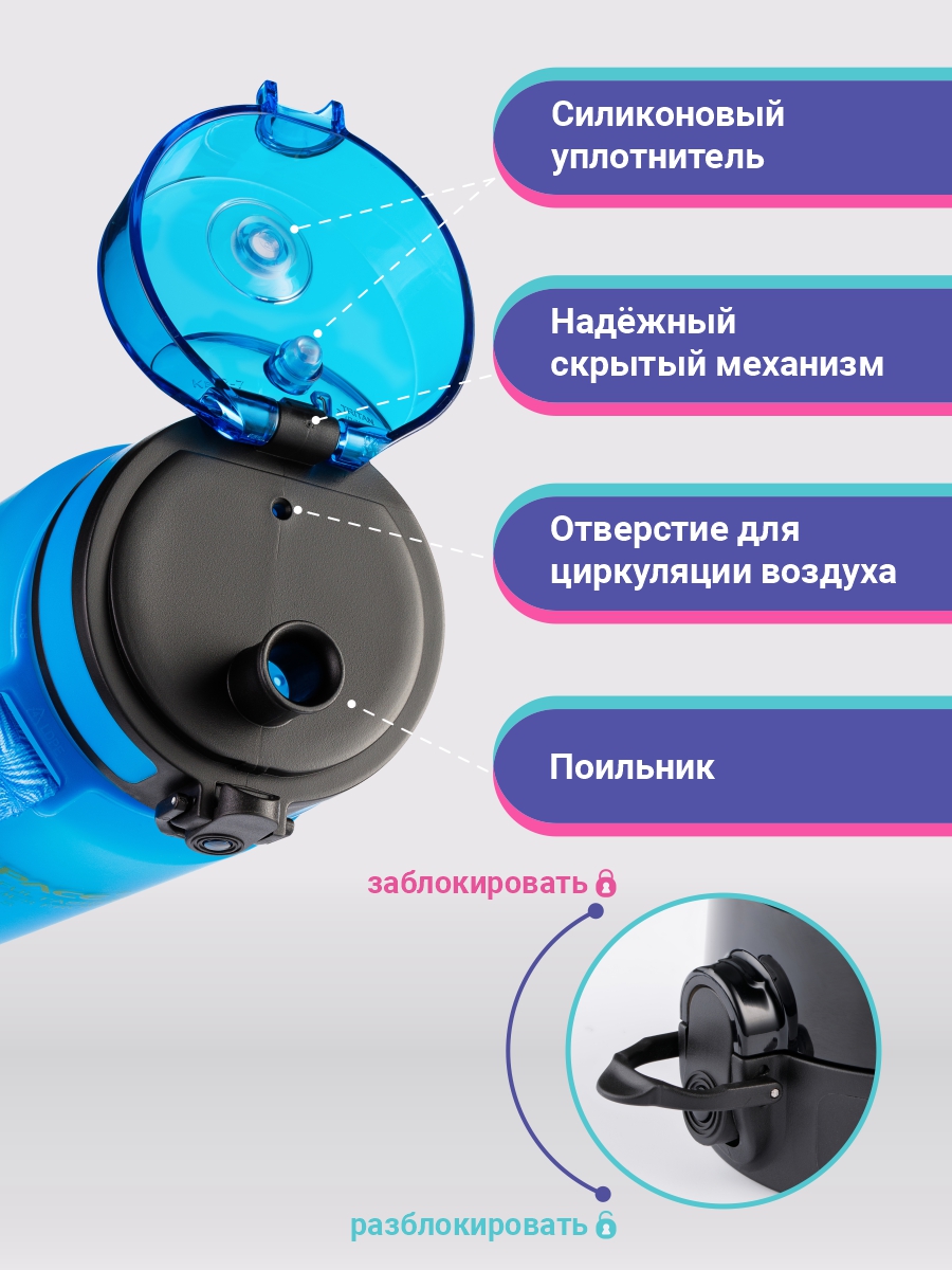 Бутылка UZSPACE 1000 мл - фото 5