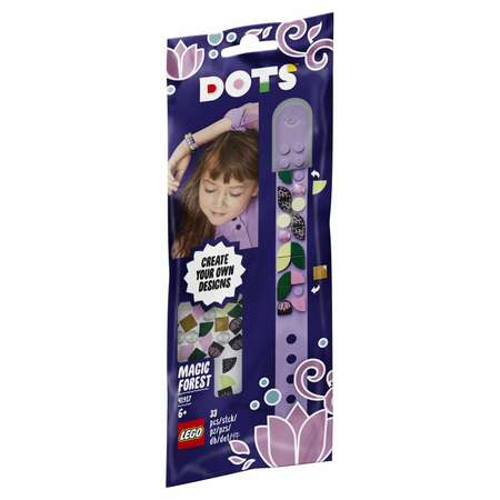 Конструктор LEGO DOTS Браслет волшебный лес блочный