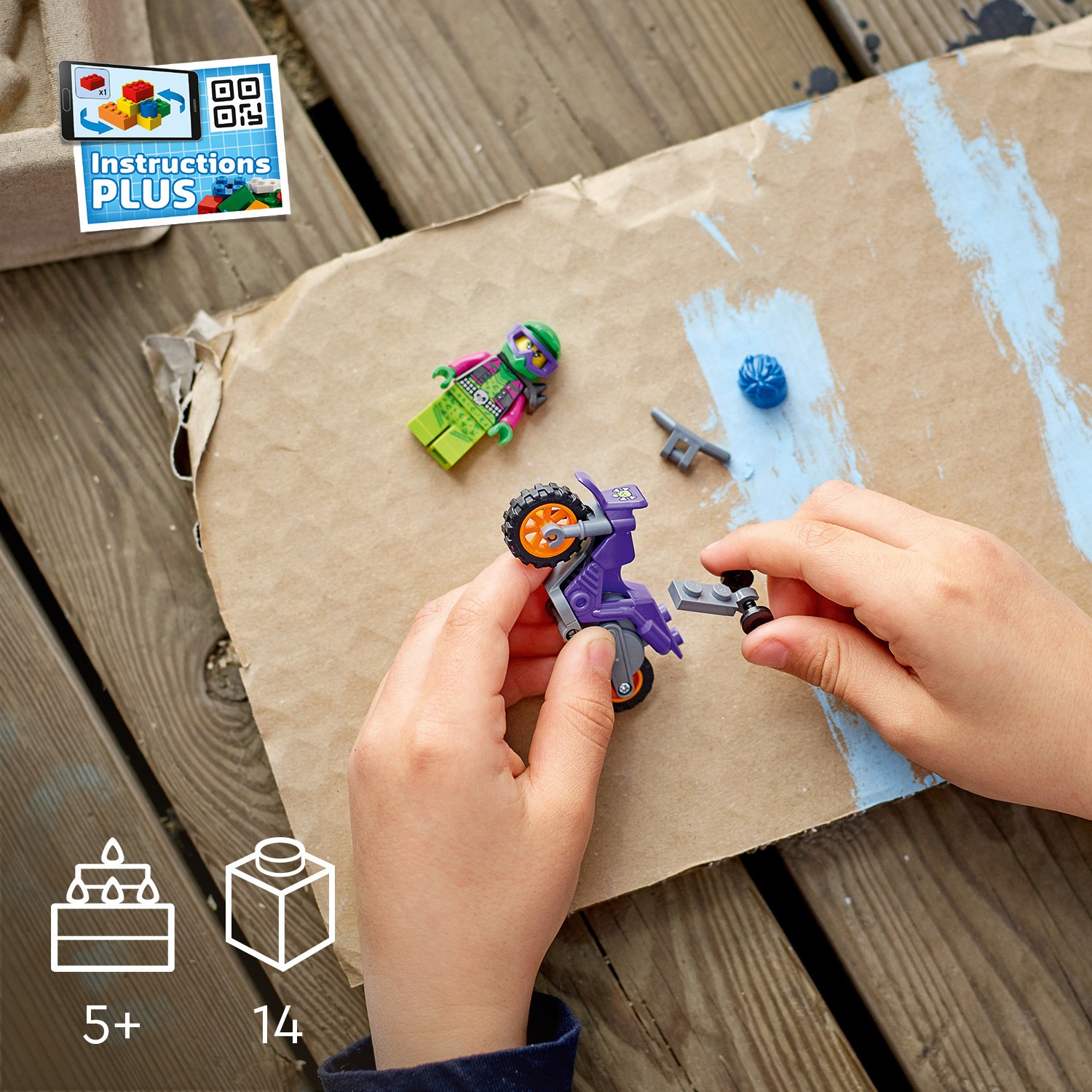 Конструктор LEGO City Wheelie Stunt Bike - фото 4