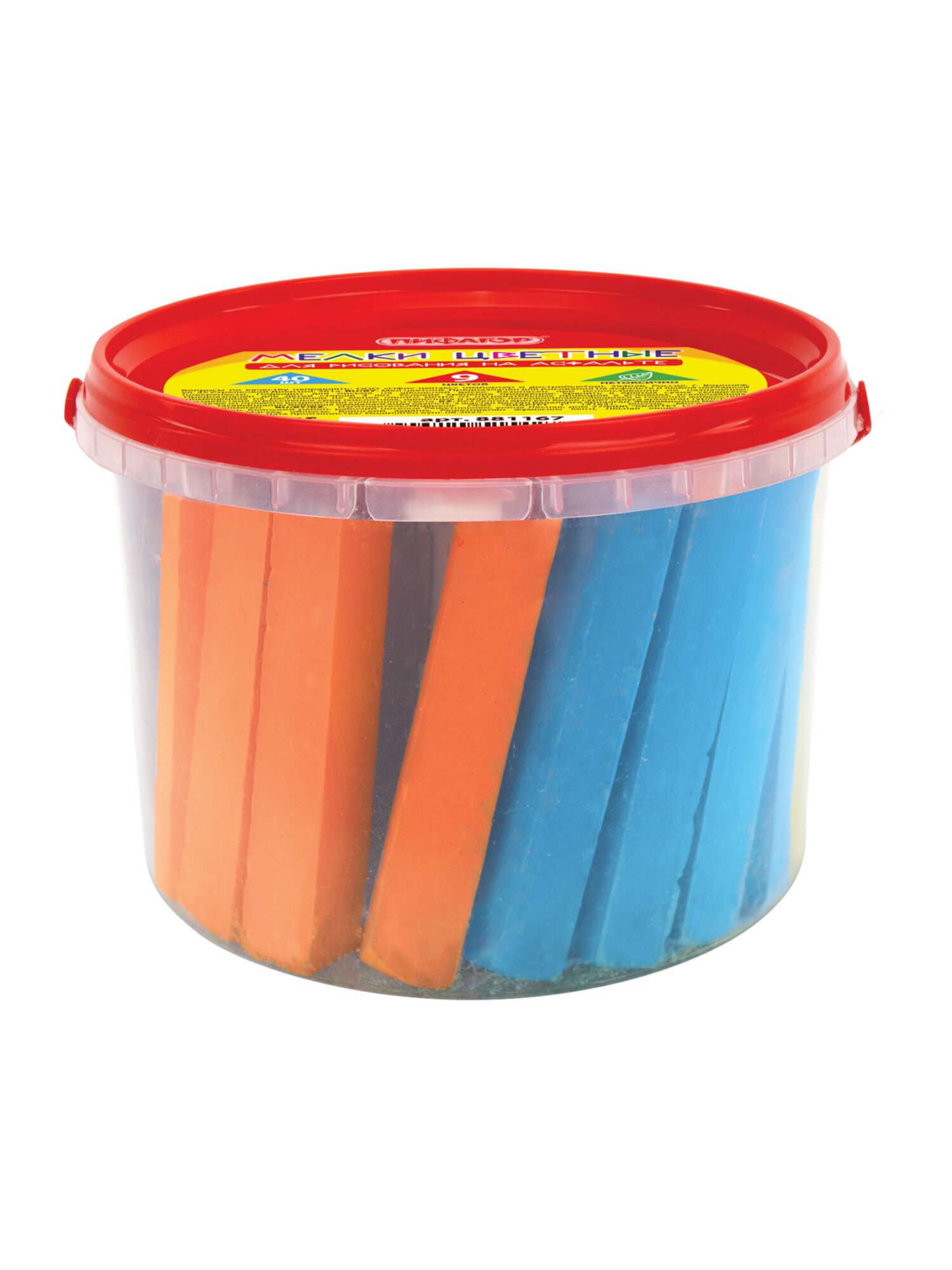 Мел сухой Пифагор 40 шт. - фото 6