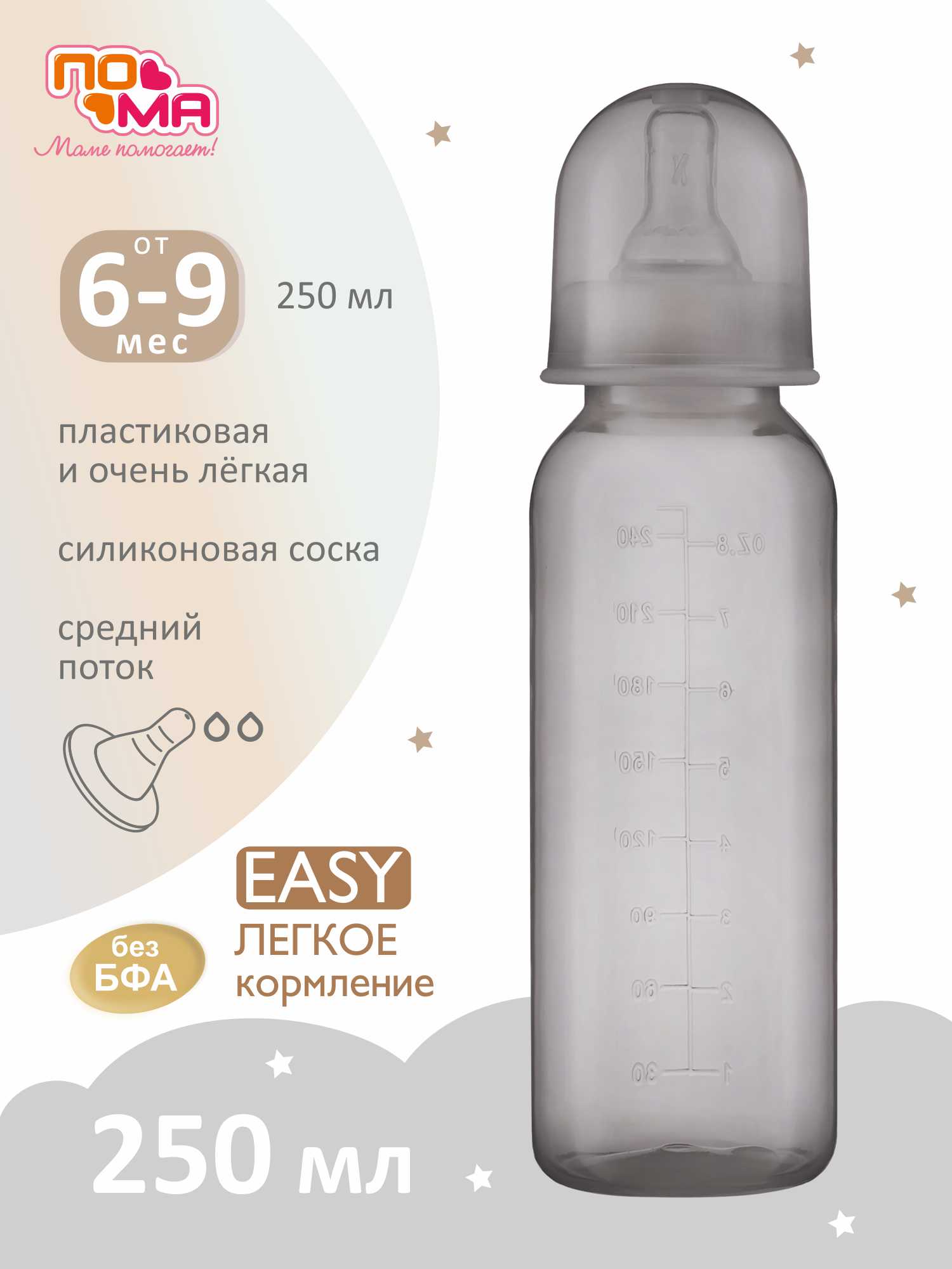 Бутылочка Пома 250 мл - фото 1
