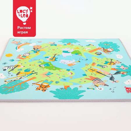 Lucy&amp;Leo LL308 Коврик игровой 157 см*157 см. (толщина 2 см)