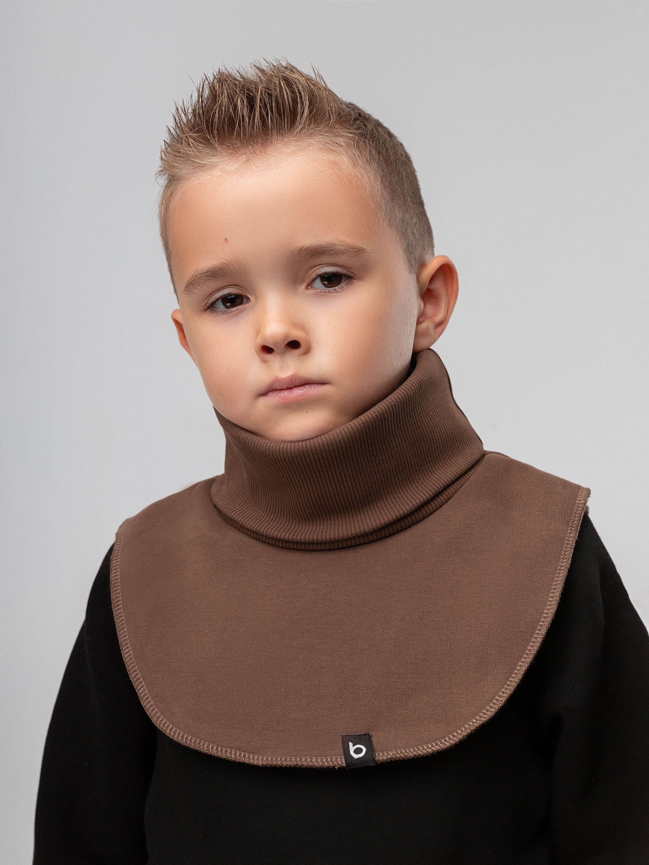 Манишка Bodo 12-115M_коричневый - фото 1