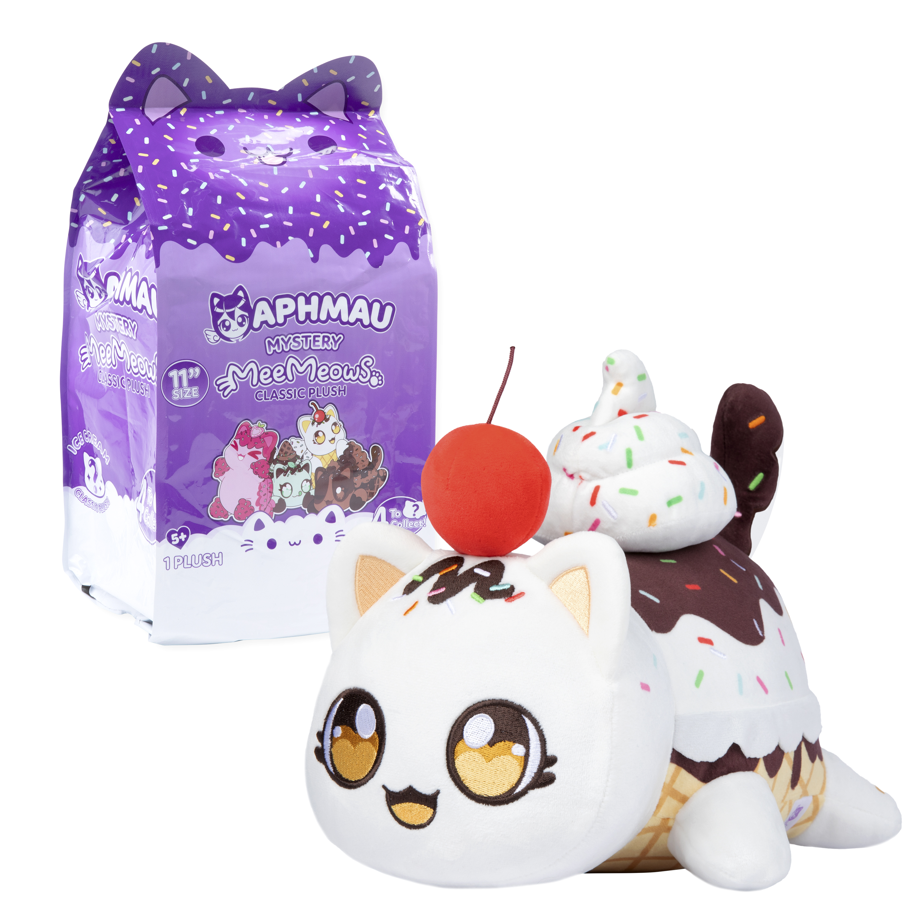 Мягкая игрушка APHMAU MeeMeow Сюрприз 28 см - фото 9
