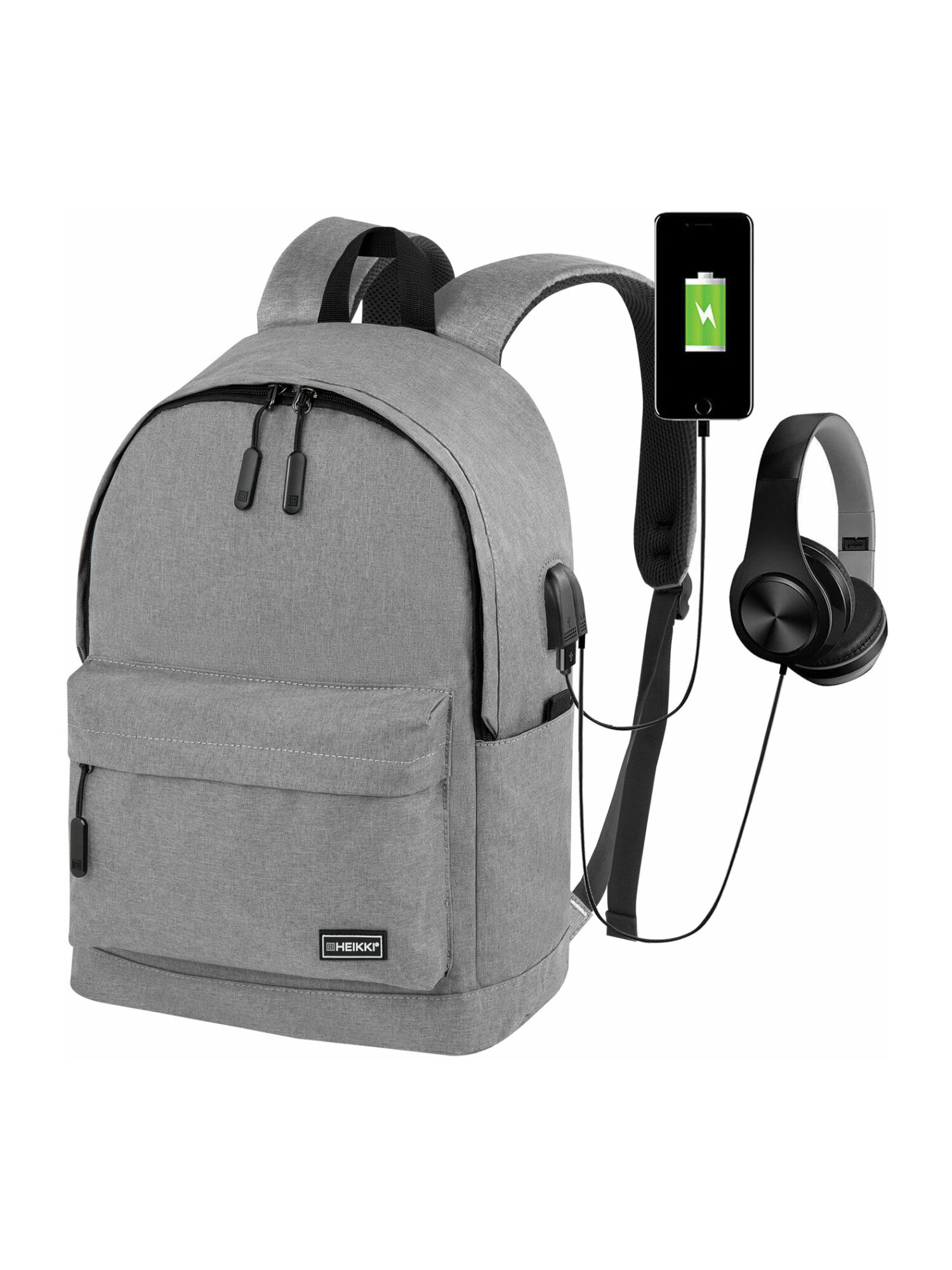 Рюкзак Heikki школьный городской для подростков для ноутбука - фото 7