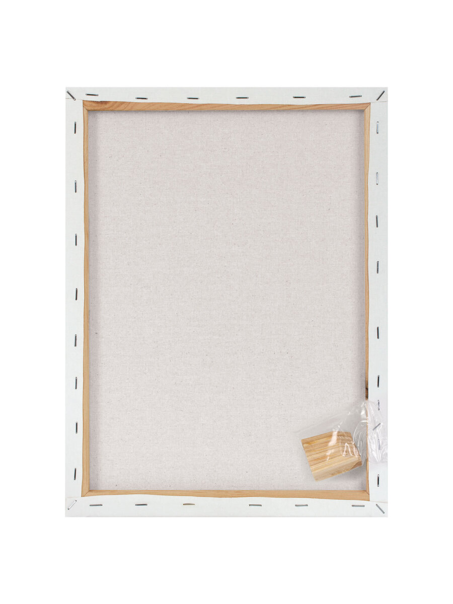 Холст для рисования Brauberg на подрамнике 30х40 см грунтованный 100% хлопок набор 3 штуки - фото 4