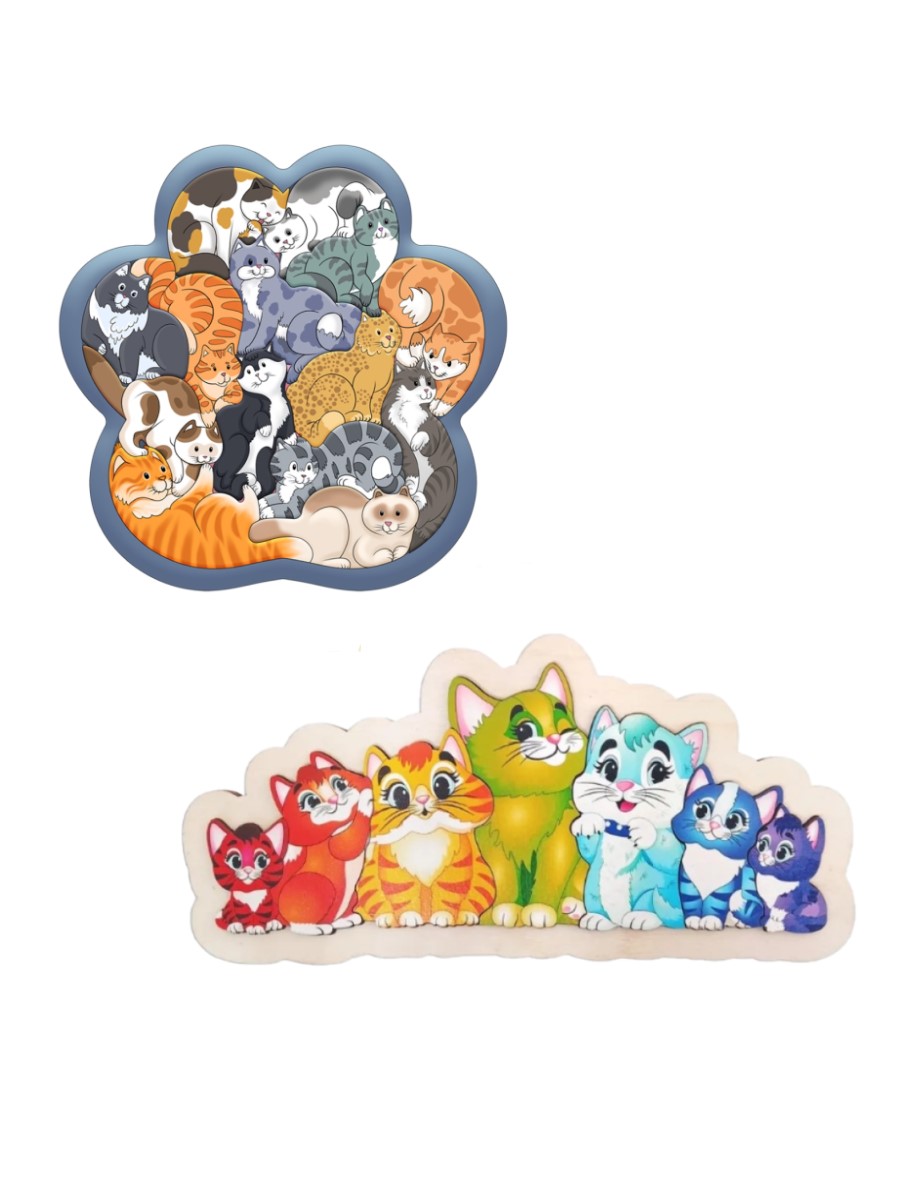 Пазл Нескучные игры деревянный - фото 1