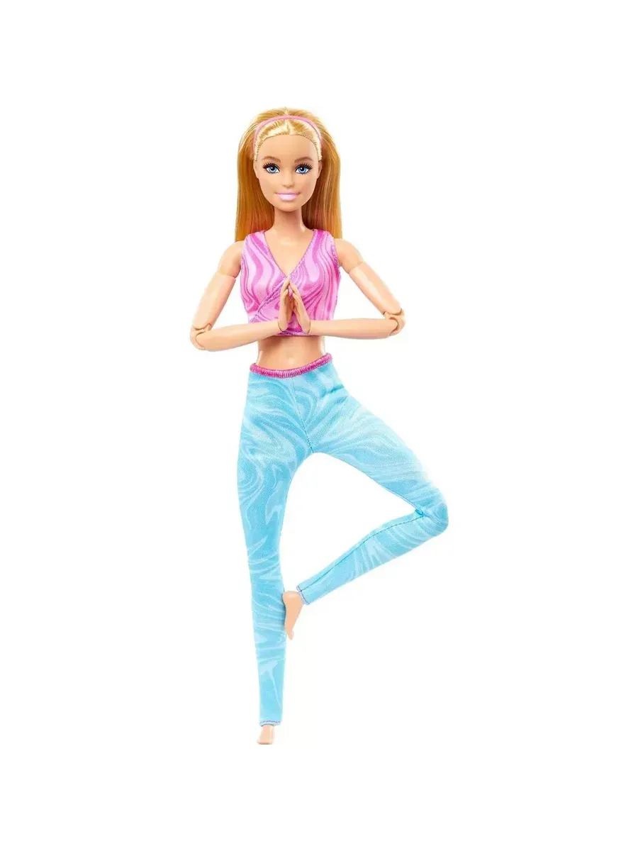 Кукла классическая Barbie Made to move Безграничные движения высота 29 см HRH27 - фото 1