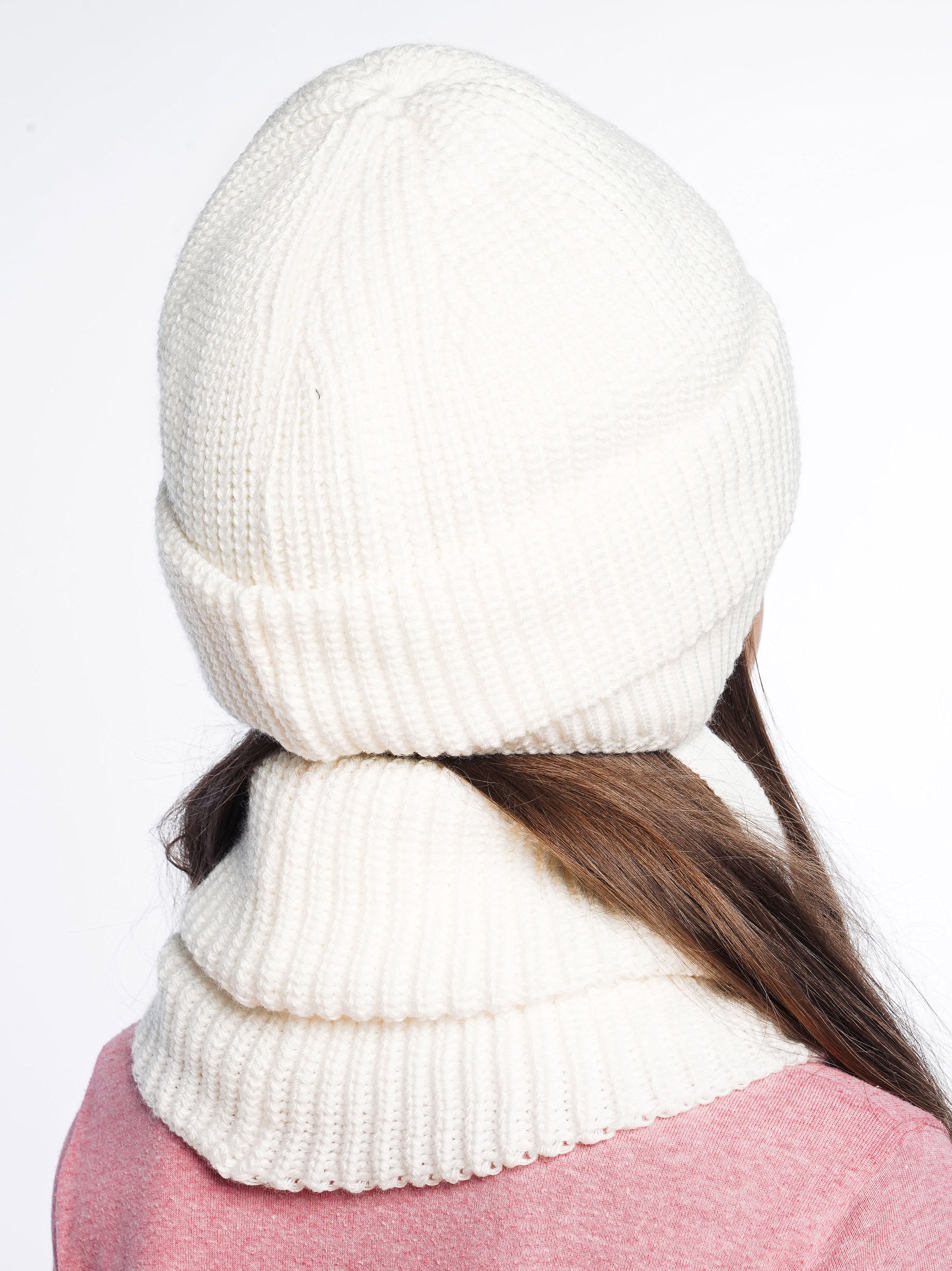 Шапка и снуд ПриКиндер U-W_221229 Цвет: Молоко - фото 13