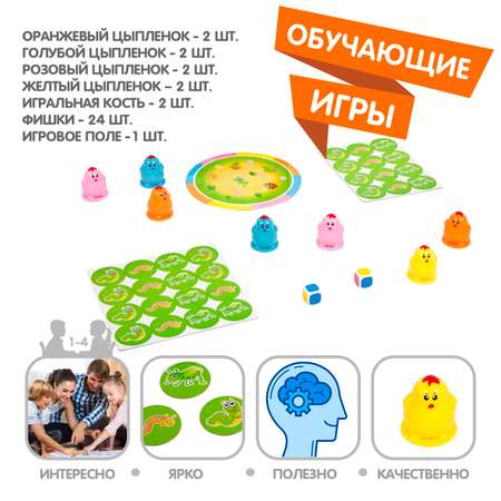 Настольная игра Bondibon детская Голодные Цыплята