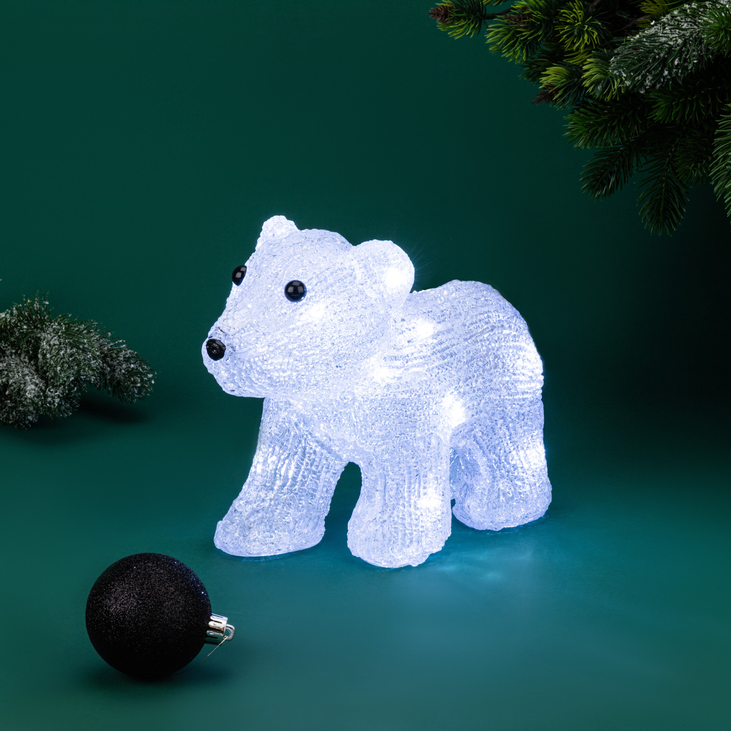 Акриловая светодиодная фигура-ночник NEON-NIGHT Медвежонок 513-312 - фото 13