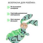 Игрушка Штучки к которым тянутся ручки комфортер Зайчик зеленый