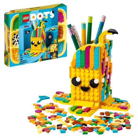 Конструктор LEGO DOTS Подставка Милый банан блочный