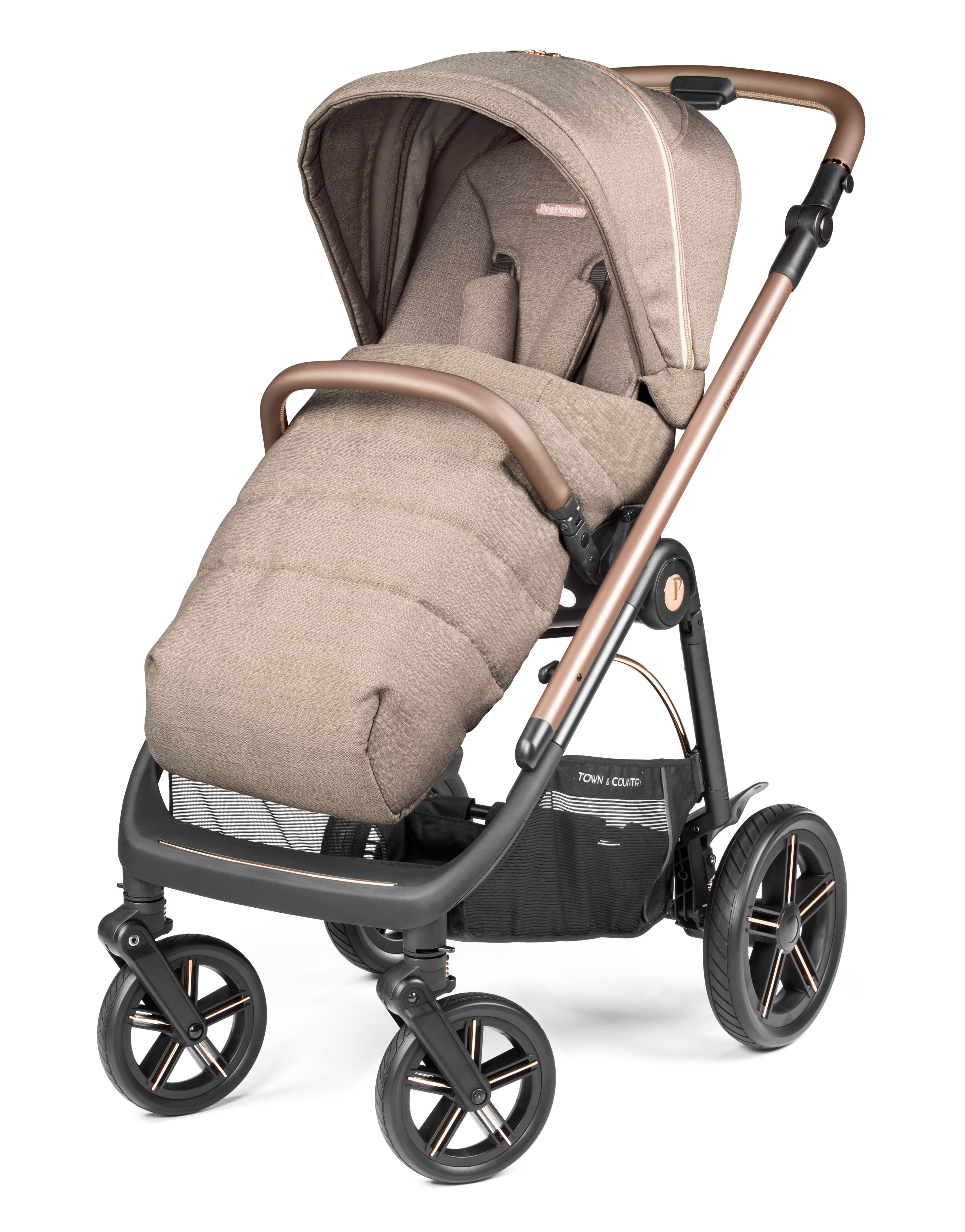 Коляска прогулочная Peg-Perego Veloce TC розовый - фото 1