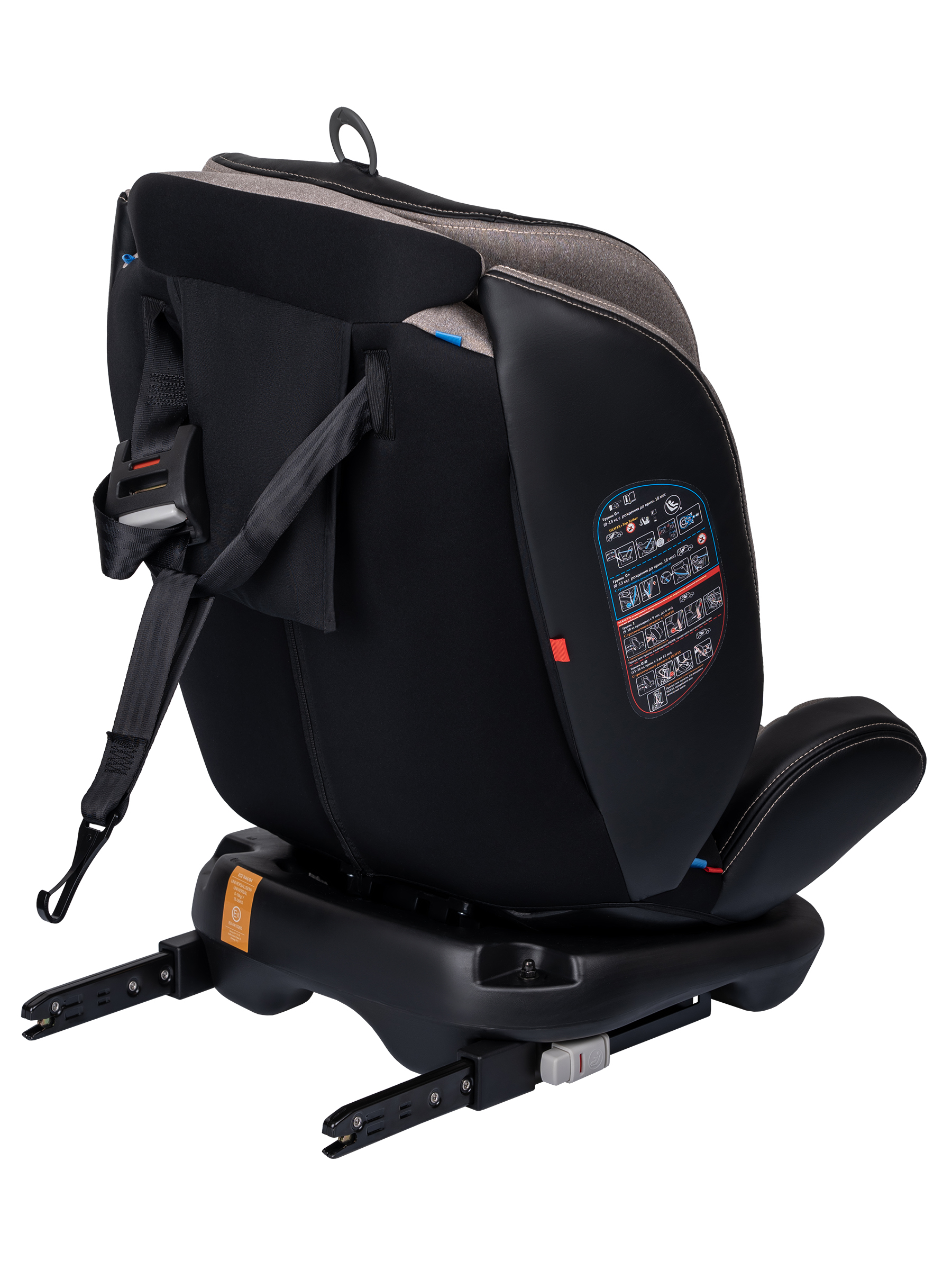 Автокресло Indigo Aero, бежевый Isofix 0+/1/2/3 (0-36 кг) - фото 11