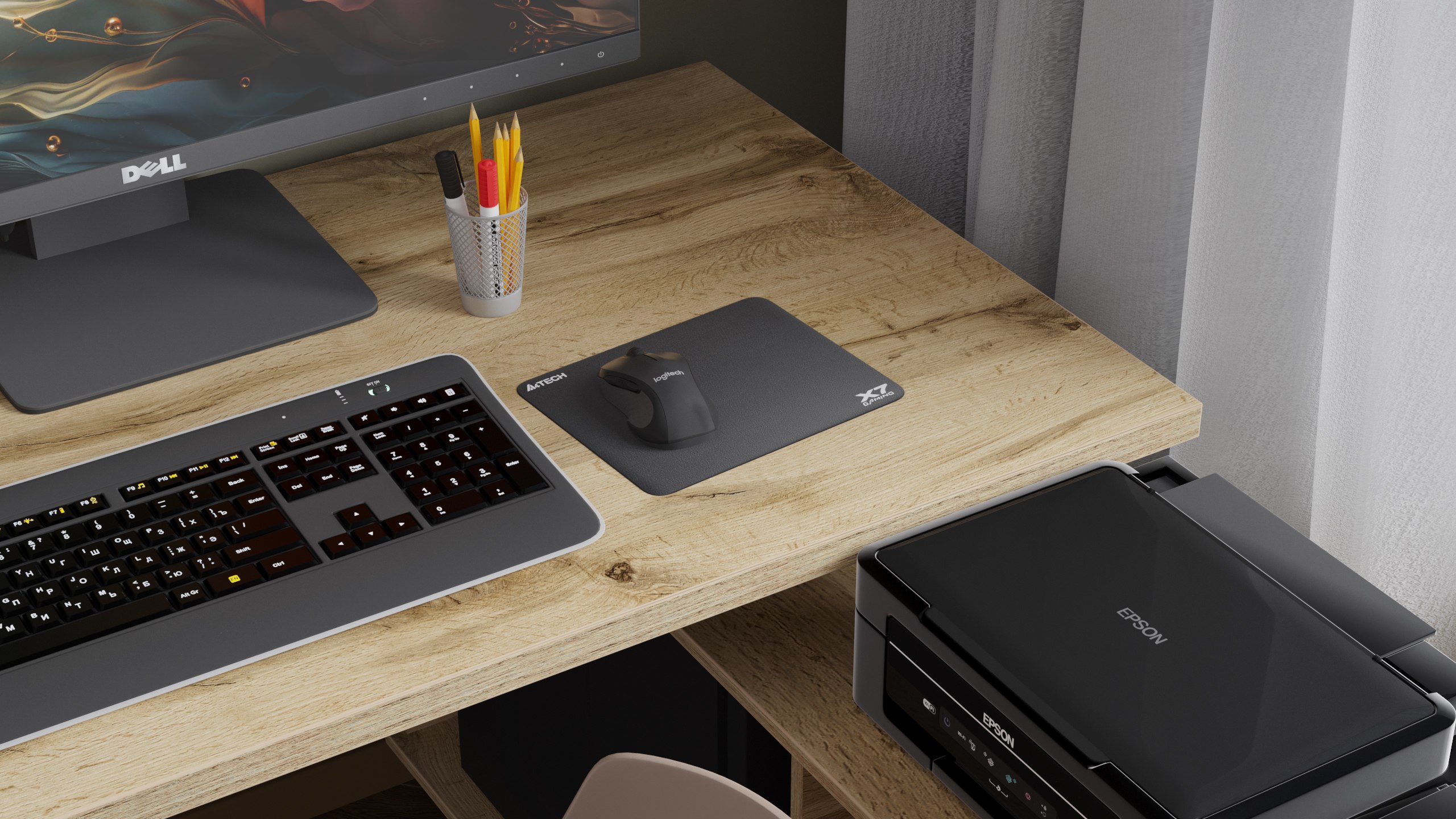 Письменный стол КАЛИФОРНИЯ МЕБЕЛЬ Хардвиг 1200 - фото 3