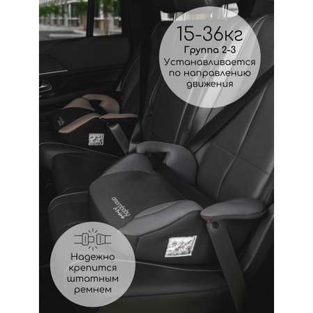 Автокресло Amarobaby Enjoy 3 (22-36 кг) серый