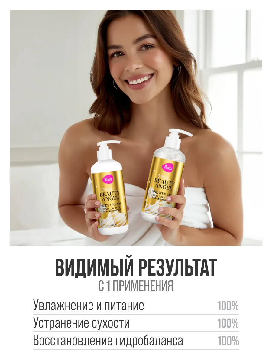 Гель для душа 7DAYS 400 мл - фото 8