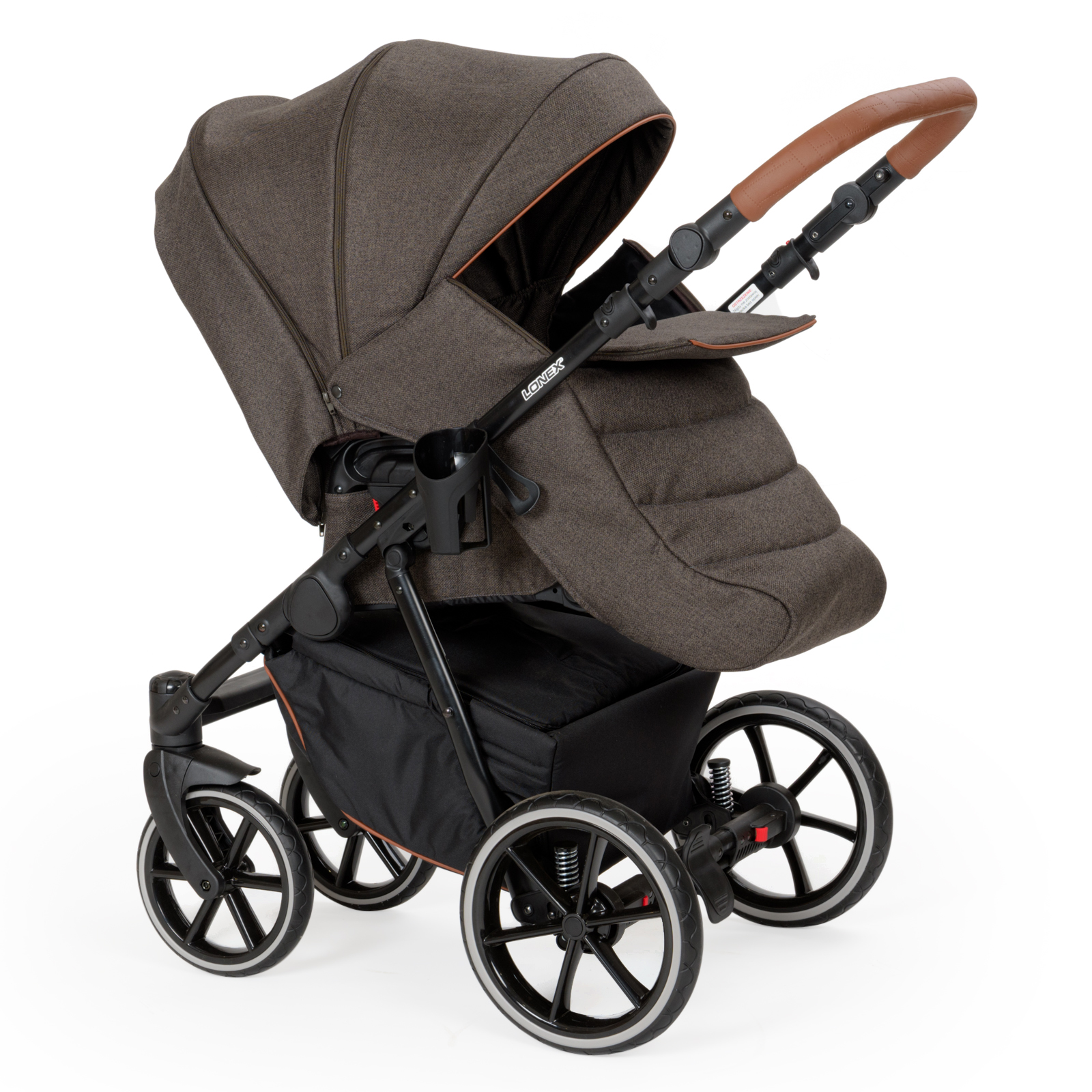Коляска 2в1 LONEX Pax Eko Pro Dark - фото 17