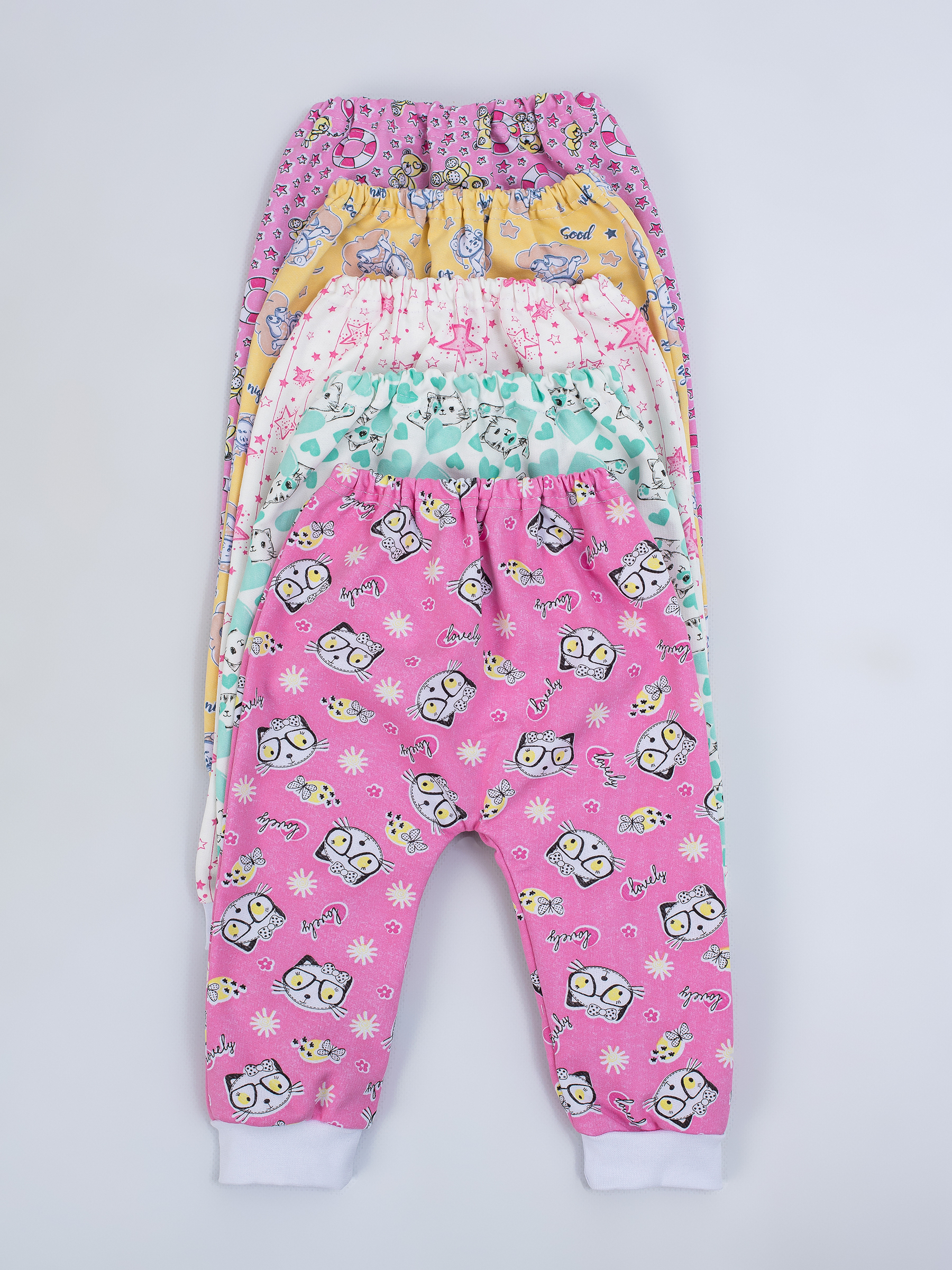 Брюки 5 шт IVANOVO KIDS ПМ-002длядевочек - фото 1