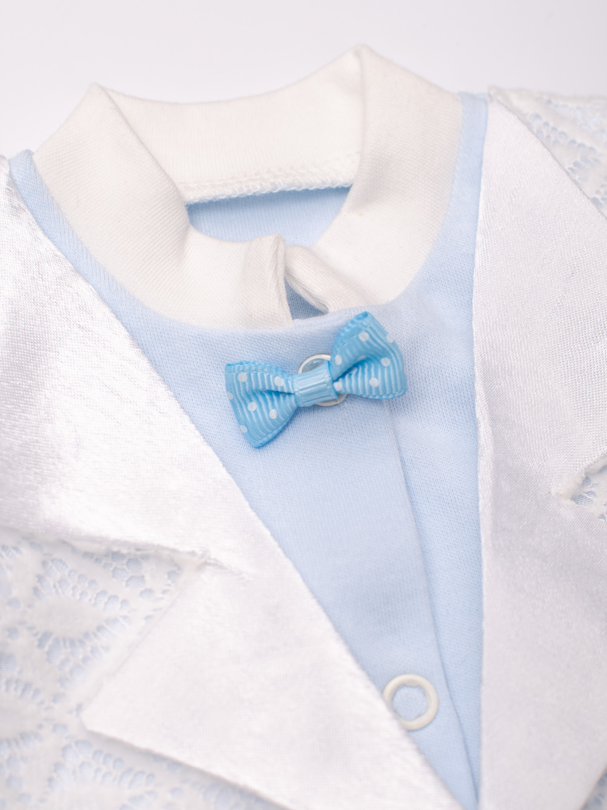 Комплект на выписку ТРИЯ 1185_310_016 интерлок голубой - фото 2