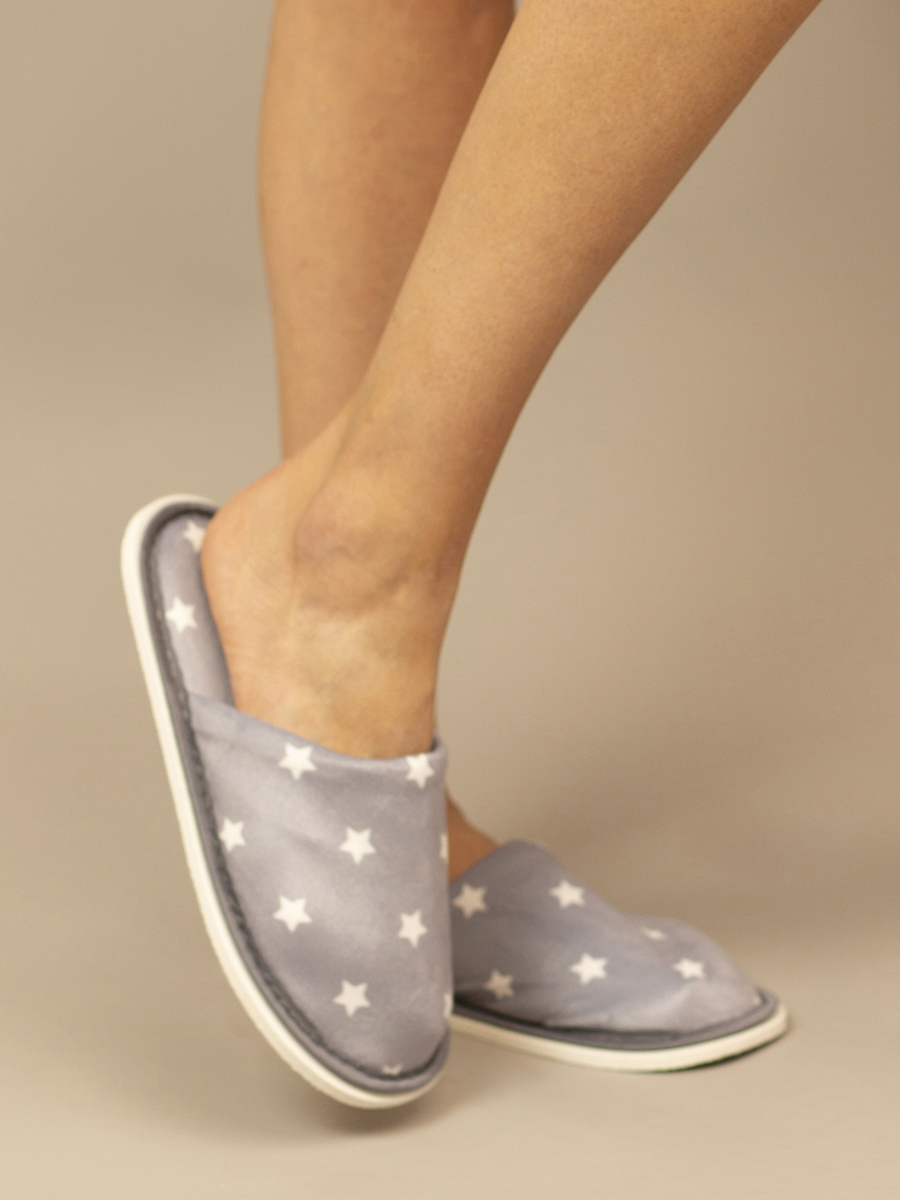 Тапочки IVShoes С-6ЖВТ-МР/звездочки/серый - фото 5