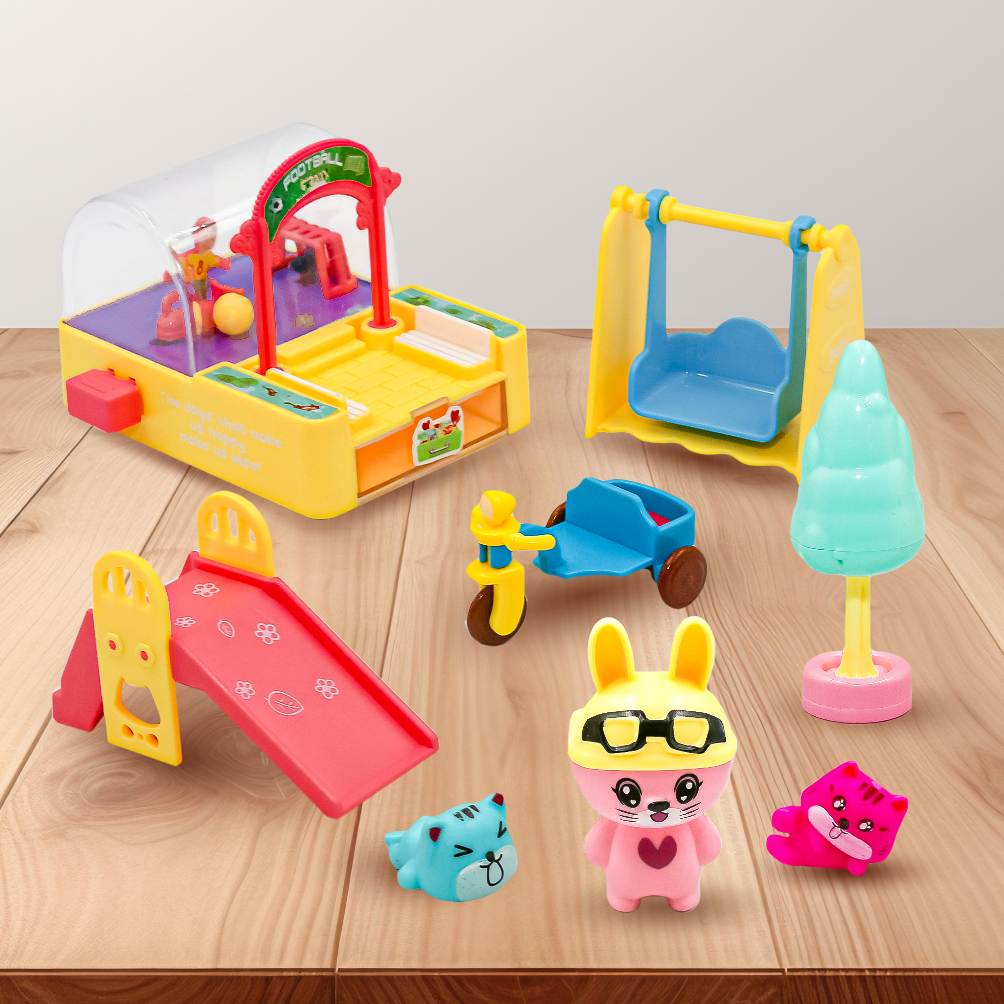 Игровой набор SHARKTOYS Спортивная площадка для котят - фото 6