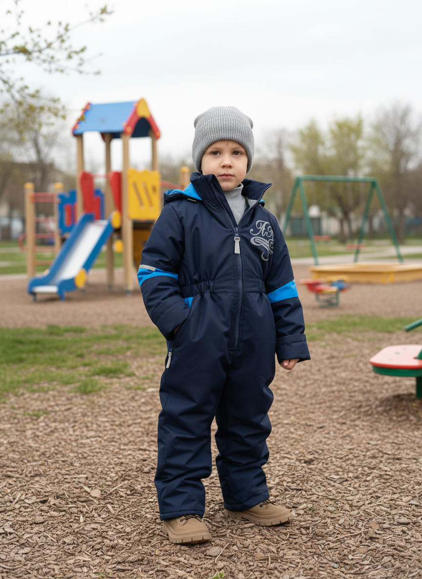 Комбинезон Arctic kids 30-041/2 синий голубой - фото 2