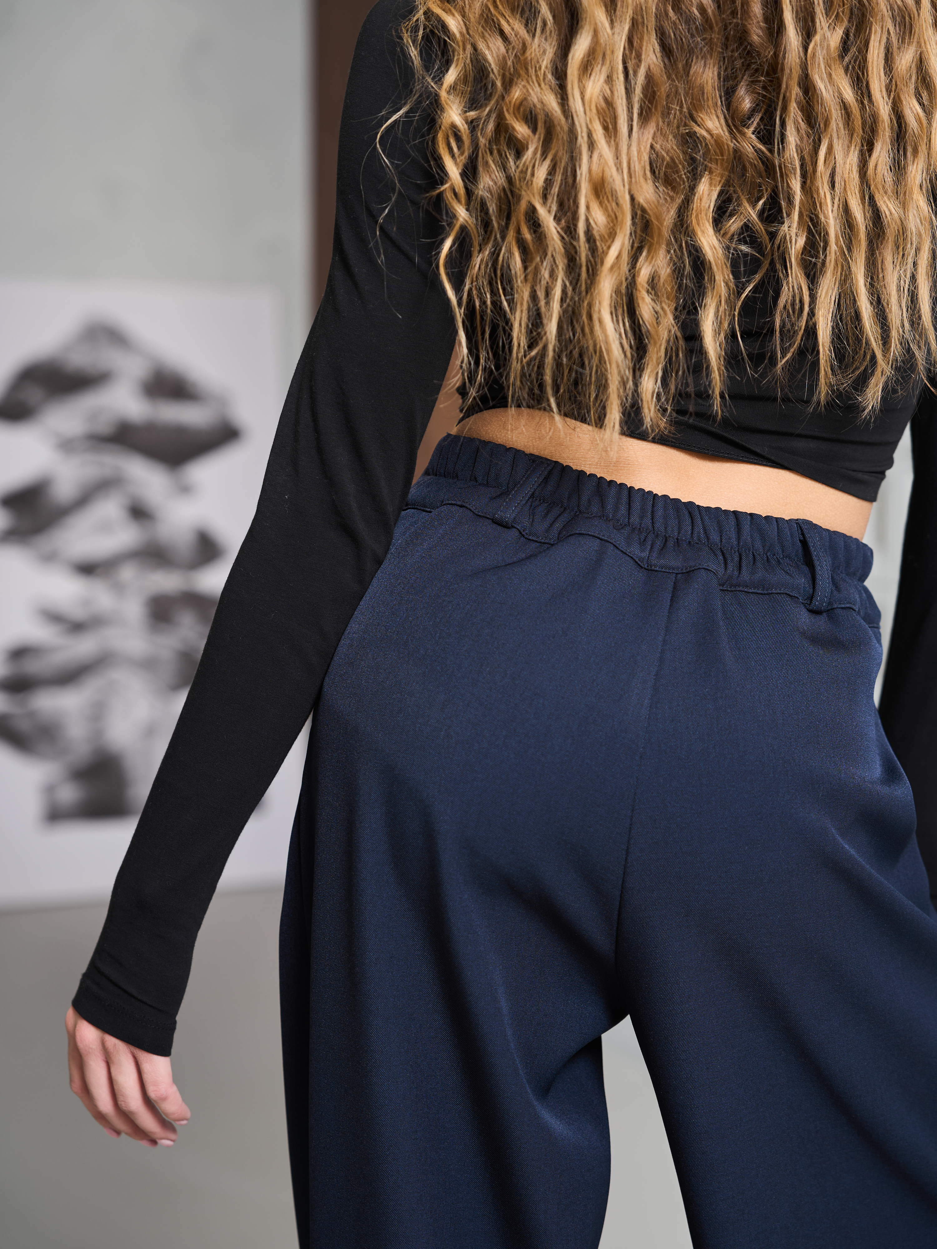 Брюки-палаццо СИНЯЯ МОДА WF501-H39 - фото 21