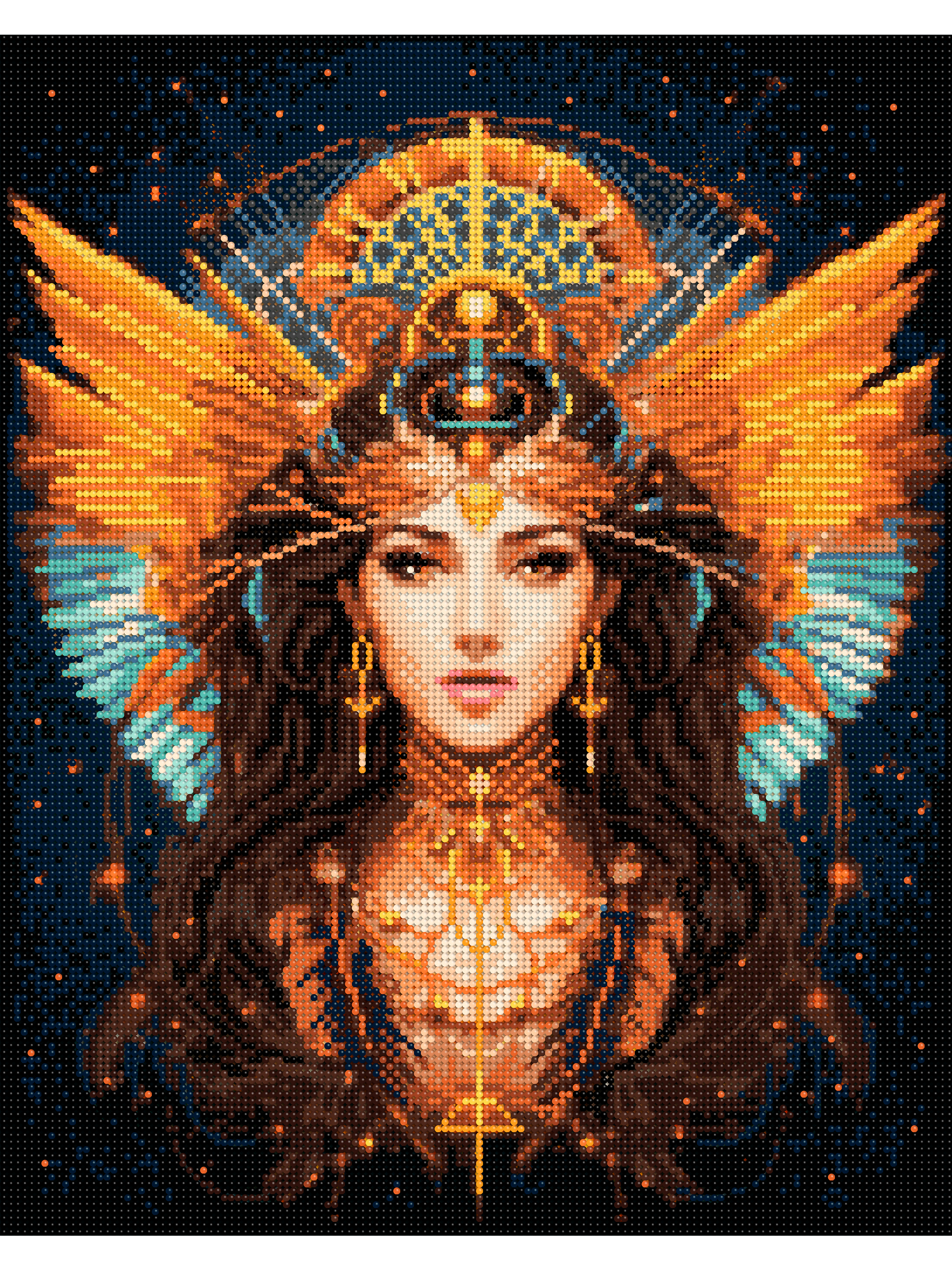 Алмазная мозаика Art sensation Воительница света в ассортименте - фото 2