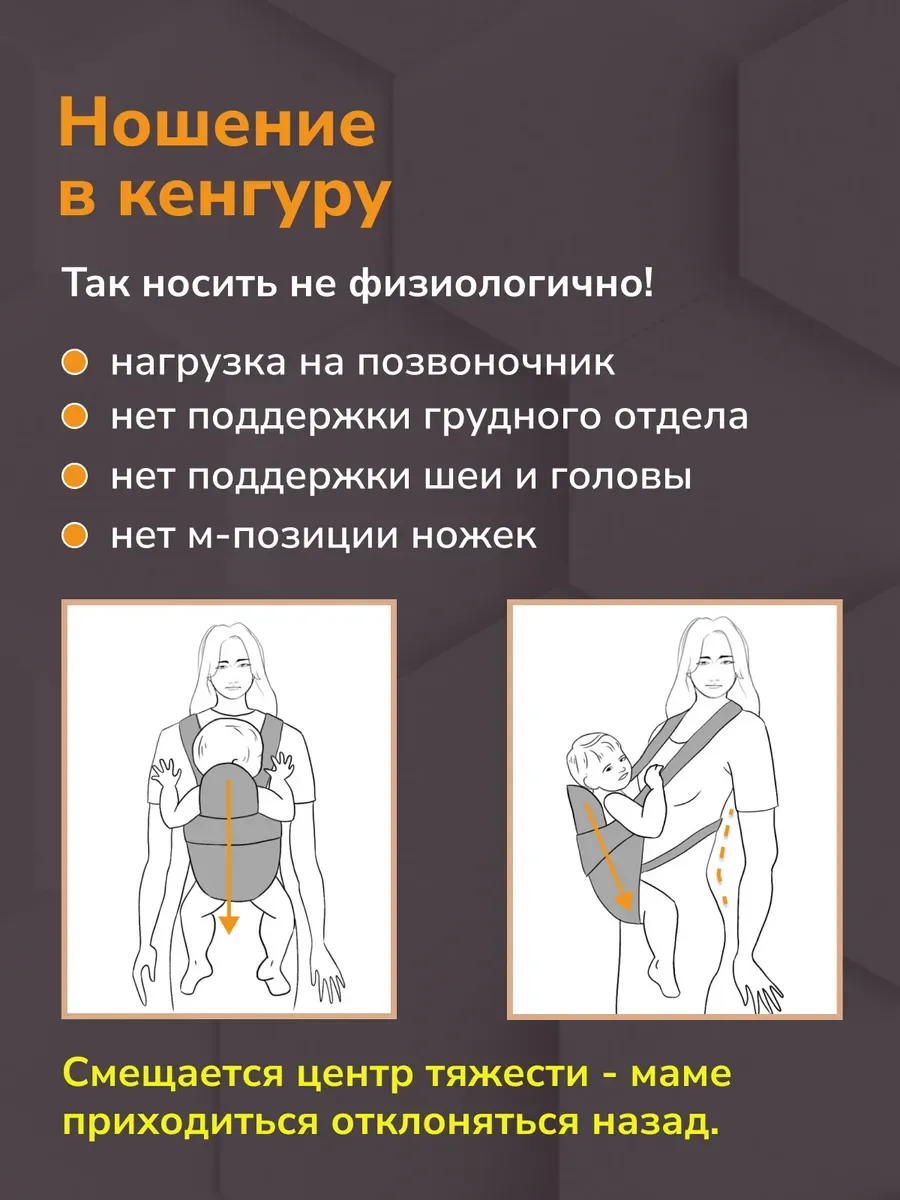 Эргорюкзак СлингУля Супер-м беби 2+ - фото 5